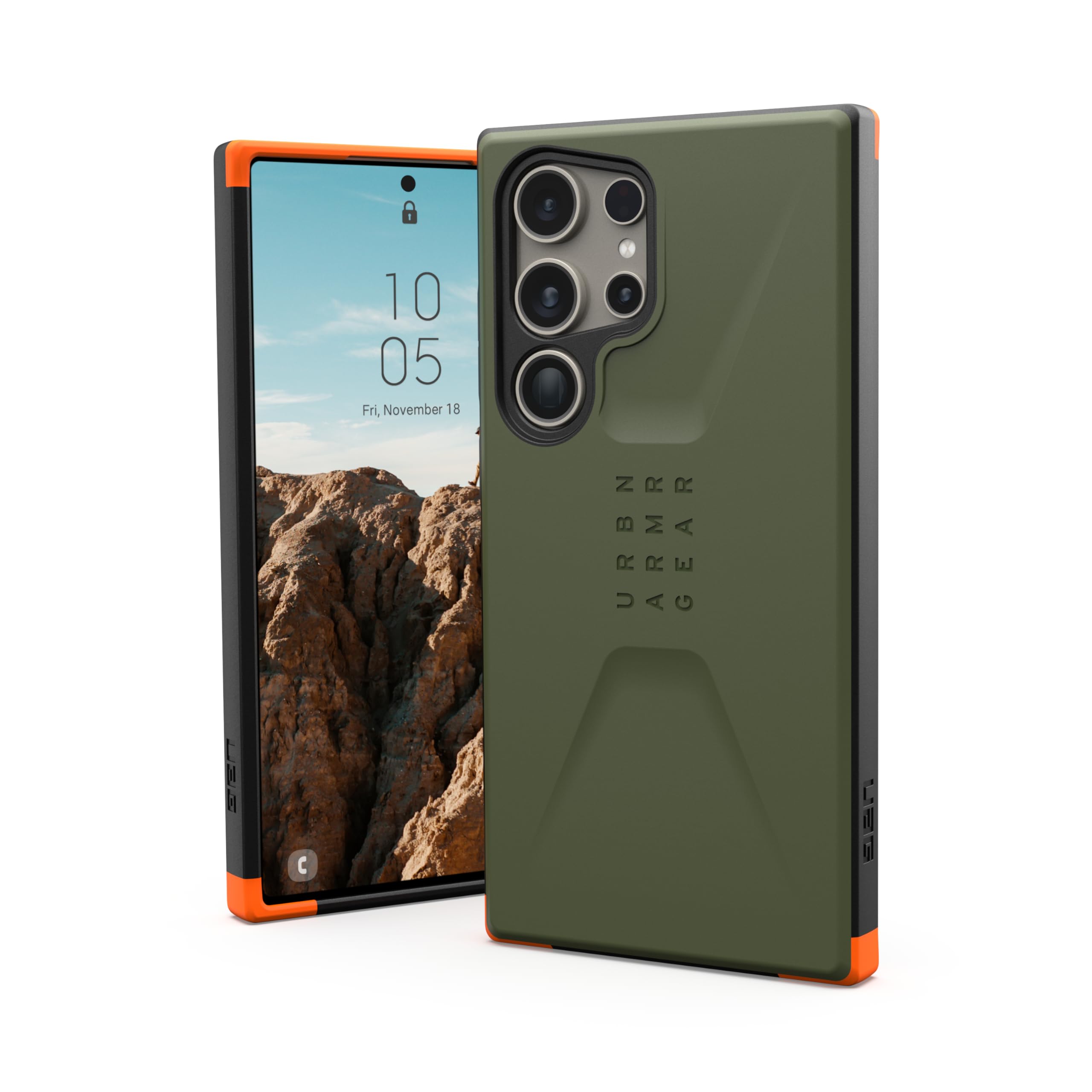 Foto 2 pulgar | Funda Para Teléfono Urban Armor Gear Uag Civilian Olive Galaxy S24 Ultra - Venta Internacional.
