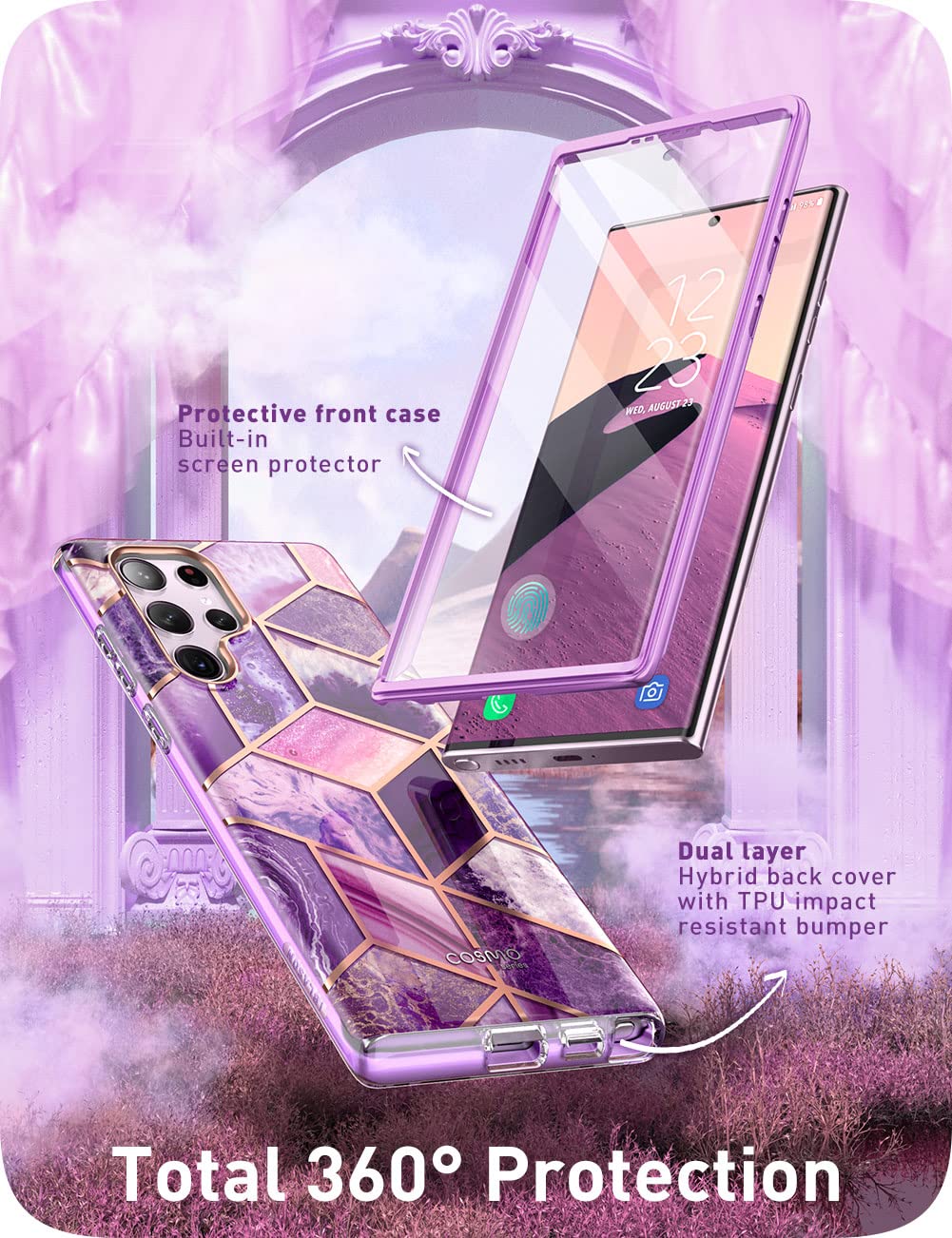 Foto 4 pulgar | Funda I-blason De La Serie Cosmo Para Samsung Galaxy S23 Ultra 5g - Venta Internacional.