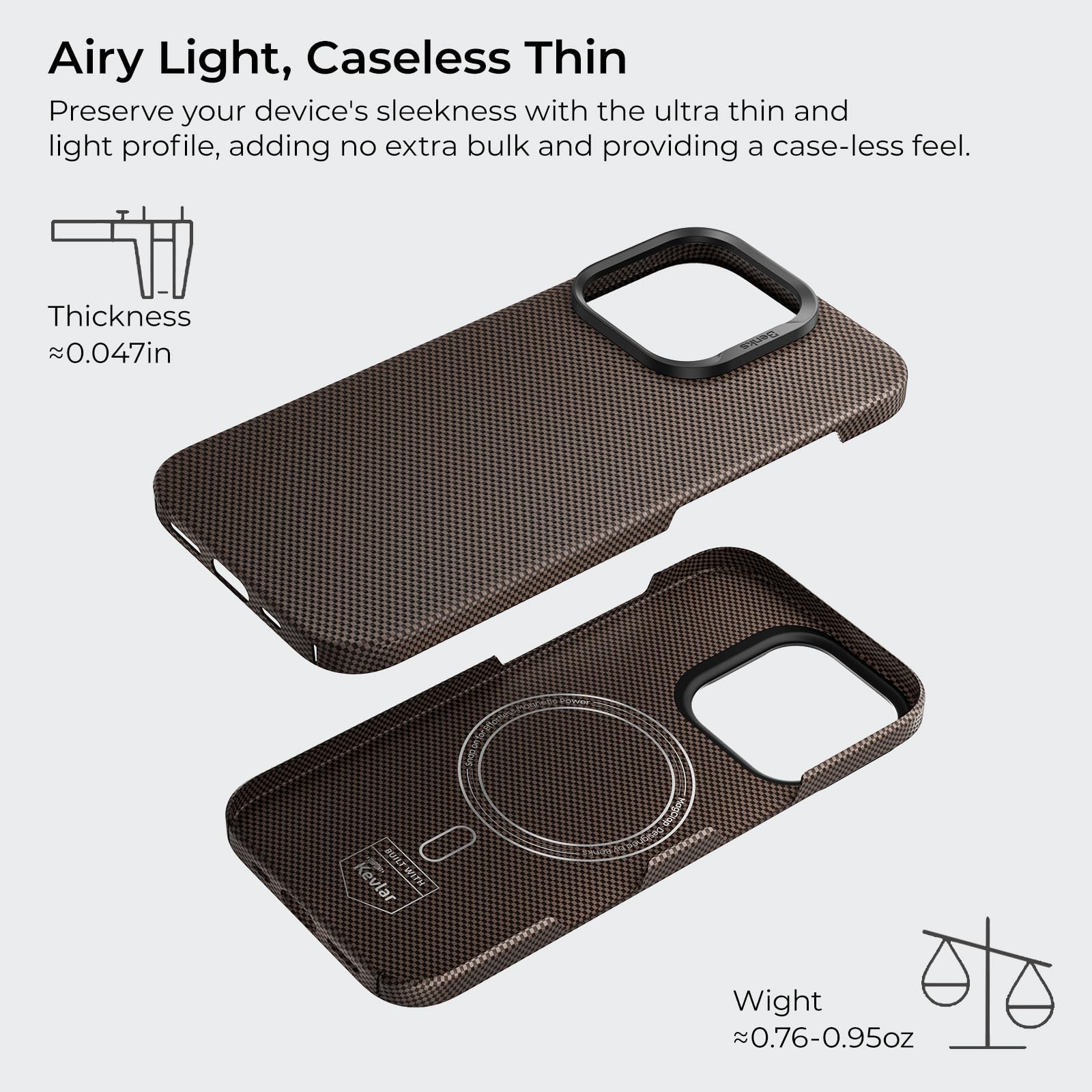 Foto 4 pulgar | Funda Benks Para Iphone 16 Pro Max Armortint Armorair Gold - Venta Internacional.