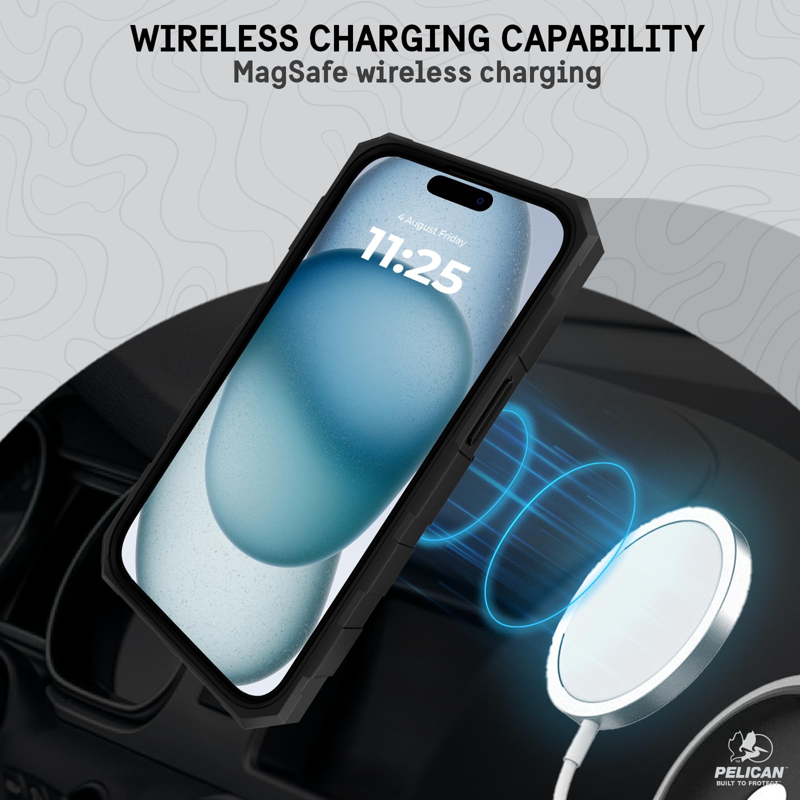 Foto 7 | Funda De Teléfono Pelican Shield De Aluminio Cepillado Para Iphone 15 De 6.1 Pulgadas - Venta Internacional.