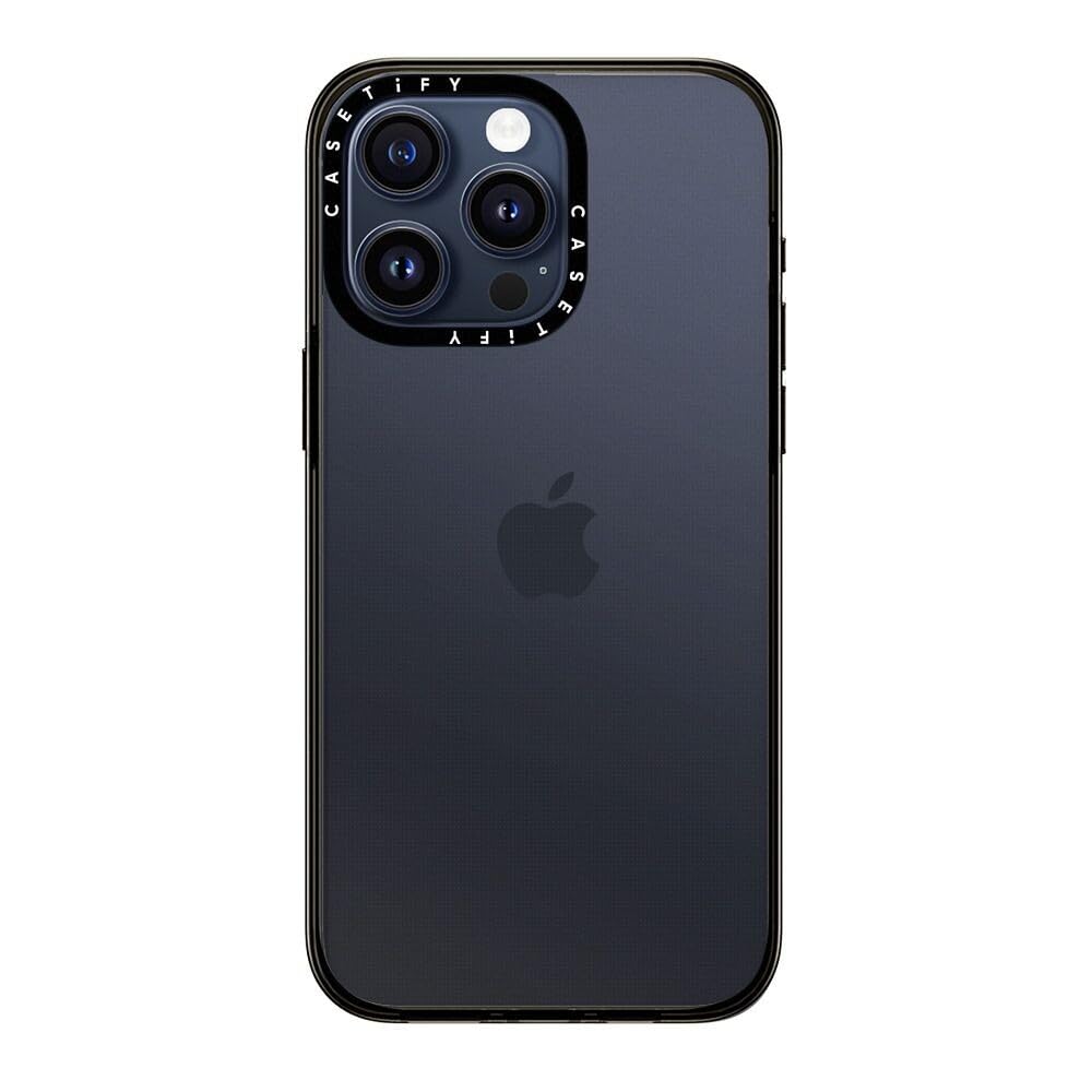 Foto 3 pulgar | Funda De Teléfono Casetify Compact Para Iphone 15 Pro Max, Color Negro Transparente - Venta Internacional.