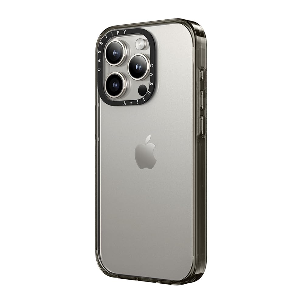 Foto 6 pulgar | Funda De Teléfono Casetify Compact Para Iphone 15 Pro Max, Color Negro Transparente - Venta Internacional.