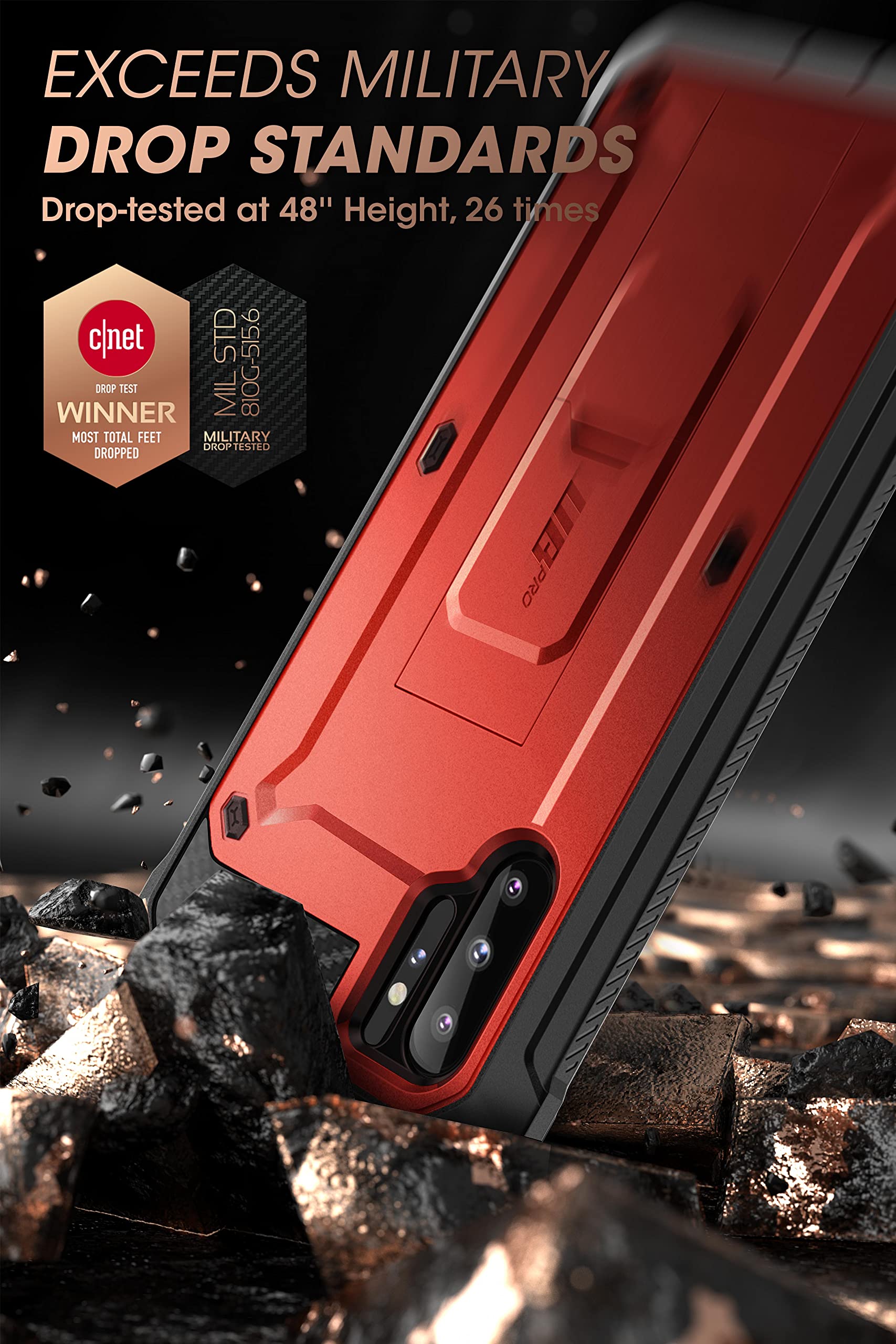 Foto 4 pulgar | Funda De Teléfono Supcase Unicorn Beetle Pro Para Samsung Galaxy Note 10 Plus/note 10 Plus 5g - Venta Internacional.