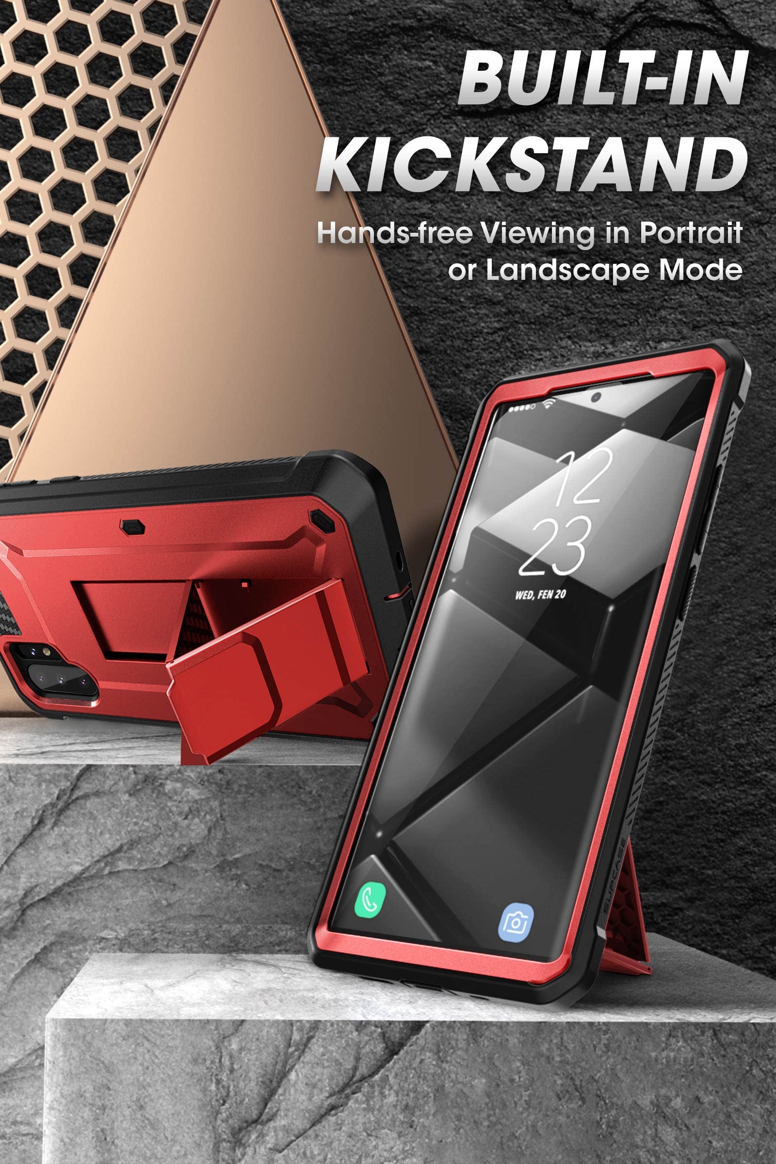 Foto 5 pulgar | Funda De Teléfono Supcase Unicorn Beetle Pro Para Samsung Galaxy Note 10 Plus/note 10 Plus 5g - Venta Internacional.