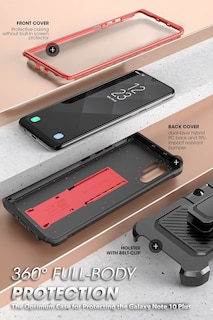 Foto 5 | Funda De Teléfono Supcase Unicorn Beetle Pro Para Samsung Galaxy Note 10 Plus/note 10 Plus 5g - Venta Internacional.