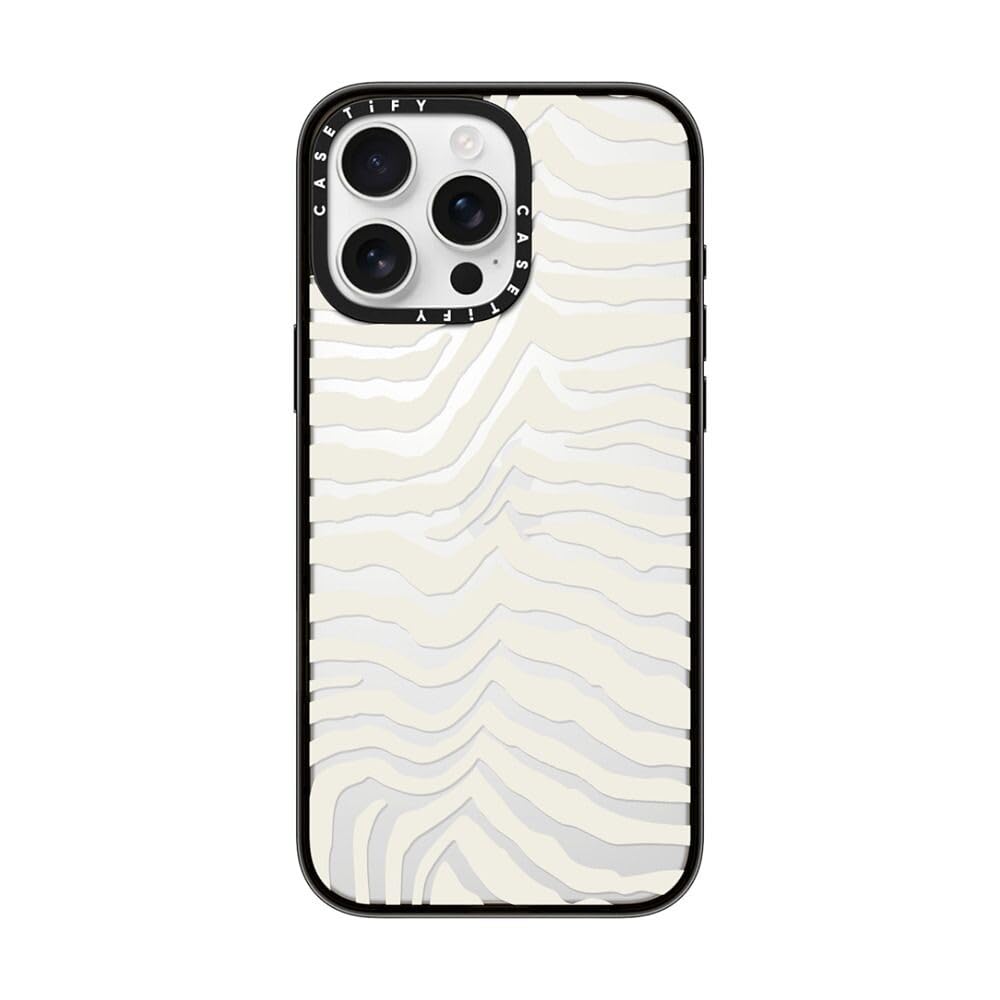 Funda De Teléfono Casetify Compact Para Iphone 16 Pro Max Zebra - Venta Internacional.