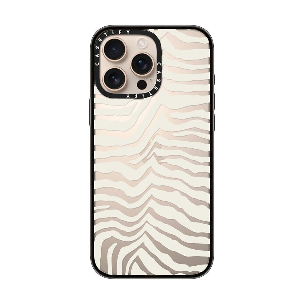 Foto 5 pulgar | Funda De Teléfono Casetify Compact Para Iphone 16 Pro Max Zebra - Venta Internacional.