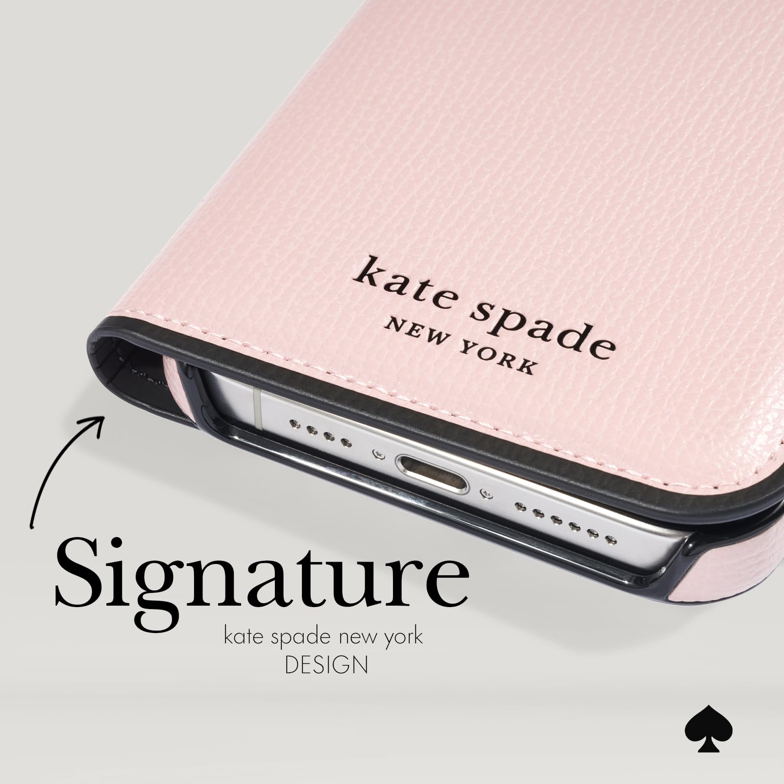 Foto 6 pulgar | Funda Tipo Cartera Kate Spade New York Para Iphone 15 Pro Max - Venta Internacional.