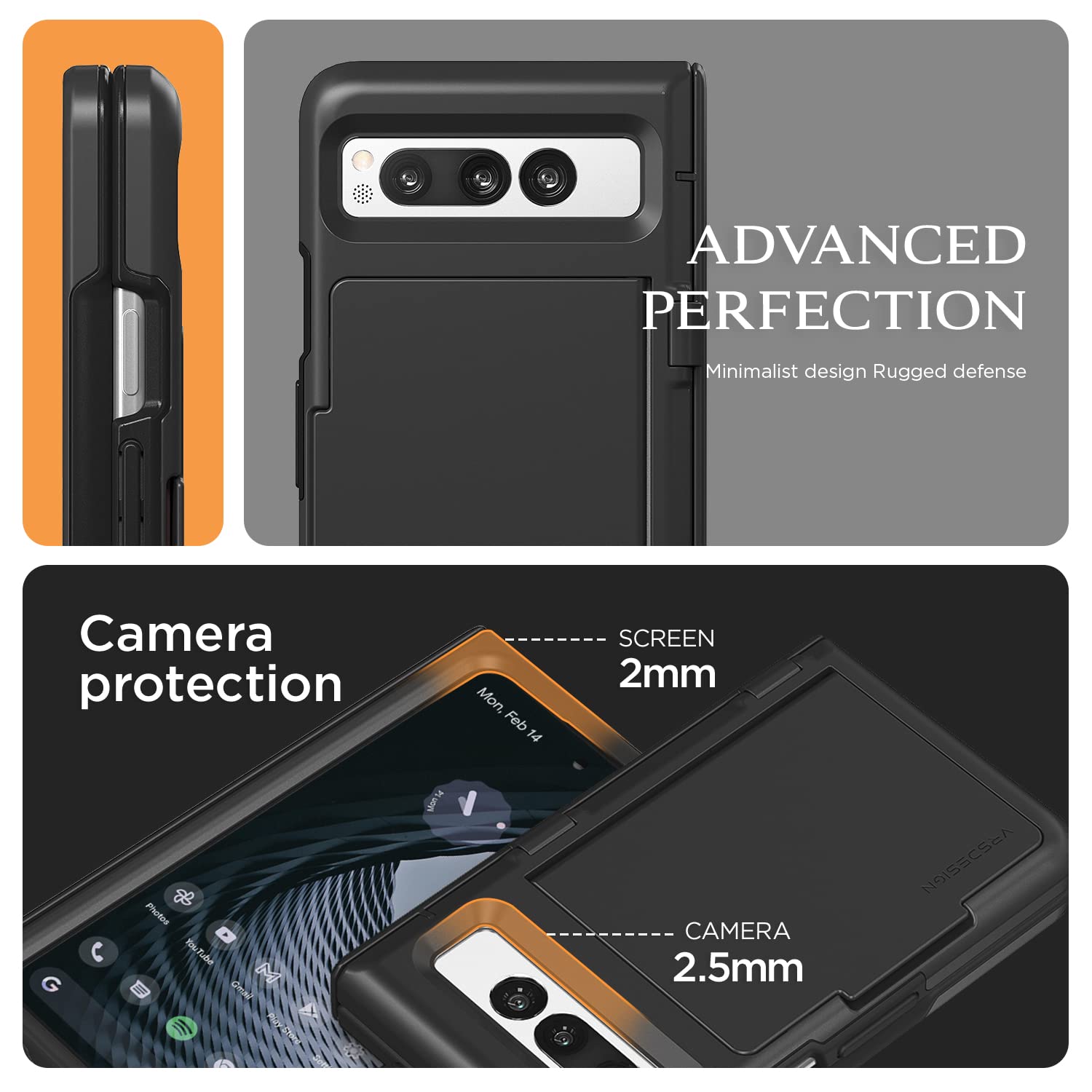 Foto 5 pulgar | Funda Vrs Design Terra Guard Modern Go Para Google Pixel Fold - Venta Internacional.