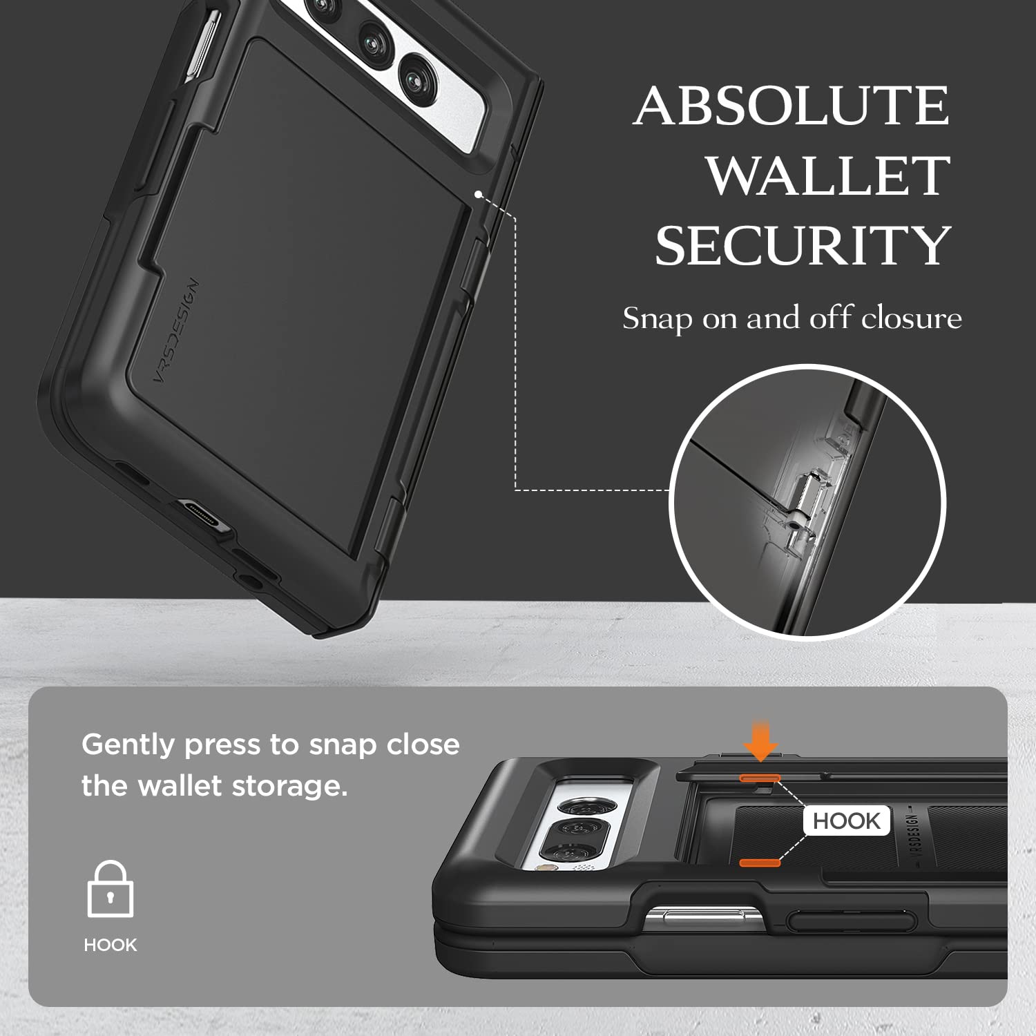 Foto 7 pulgar | Funda Vrs Design Terra Guard Modern Go Para Google Pixel Fold - Venta Internacional.