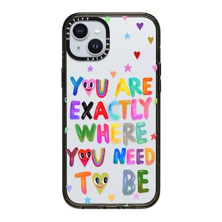 Foto 4 | Funda De Teléfono Casetify Impact Para Iphone 15 Plus, Color Negro Transparente - Venta Internacional.