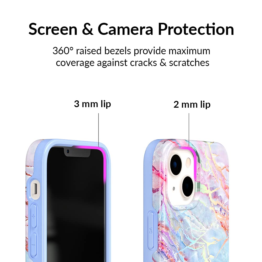 Foto 4 pulgar | Funda De Teléfono Velvet Caviar Para Iphone 13, Mujer, Holográfica, Azul - Venta Internacional.