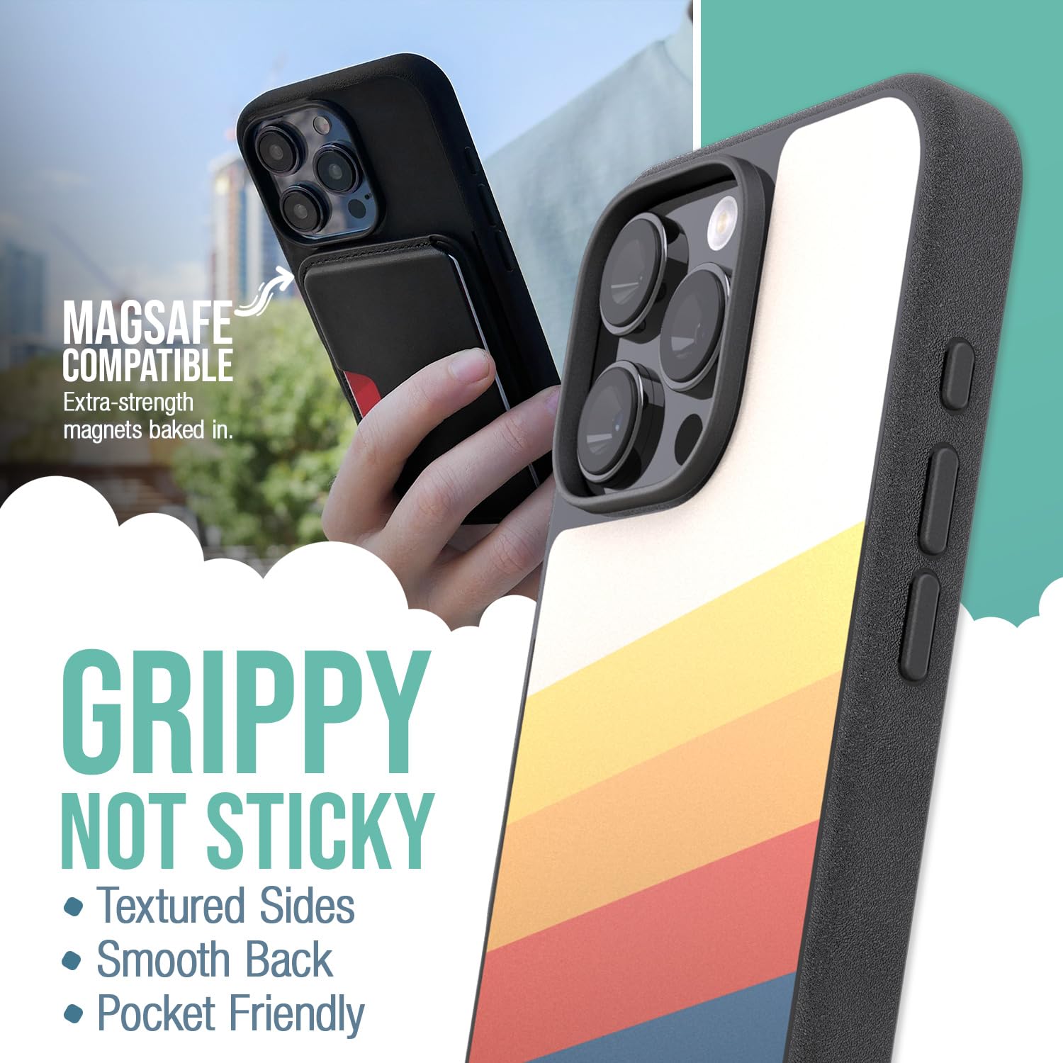 Foto 2 | Funda Smartish  Para Iphone 16 Pro Max Magsafe Con Agarre Magnético - Venta Internacional.