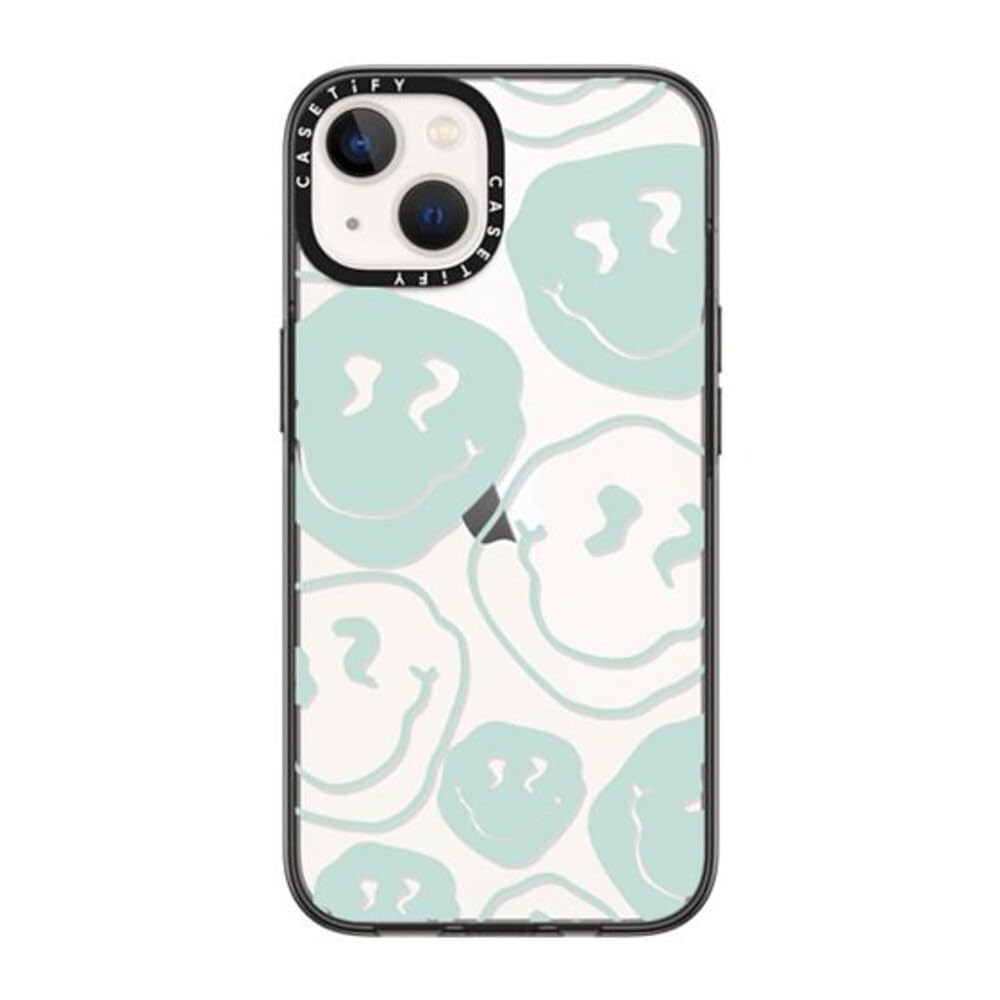 Foto 2 pulgar | Funda De Teléfono Casetify Compact Para Iphone 14 Aqua Transparent - Venta Internacional.