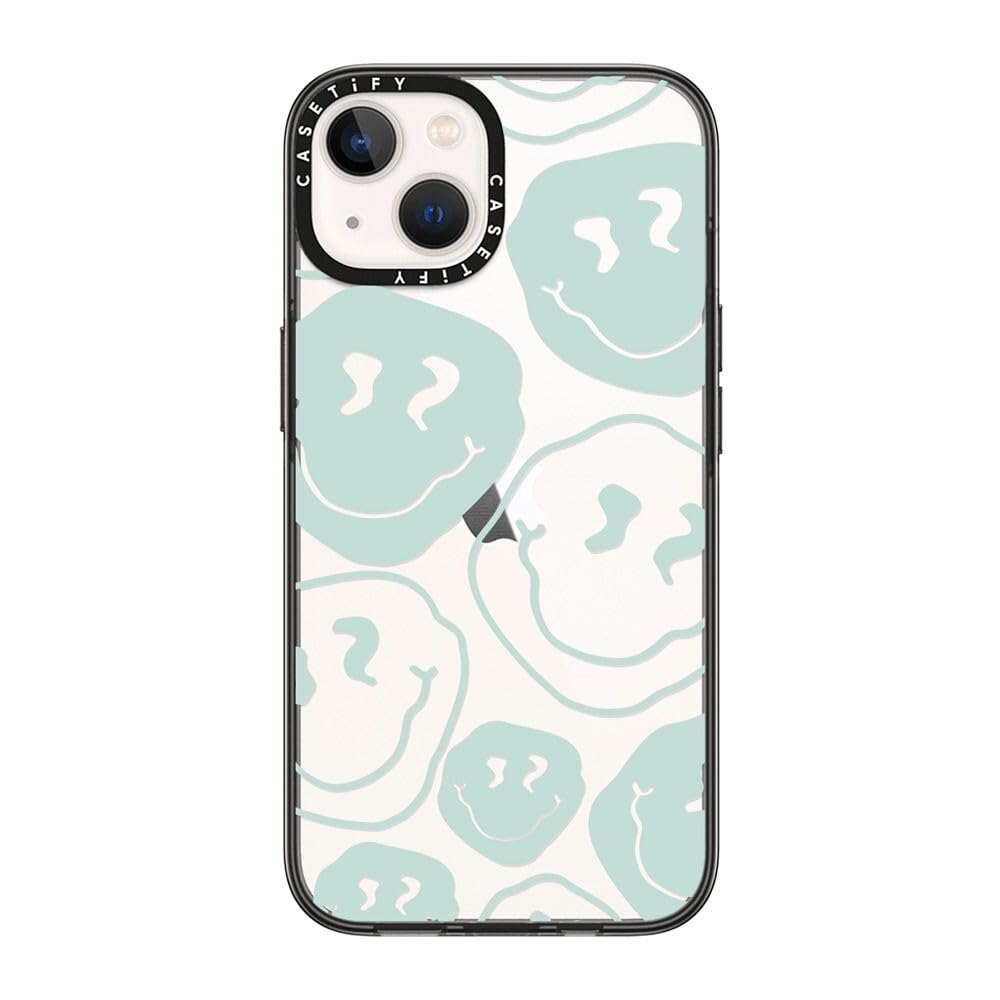 Foto 3 pulgar | Funda De Teléfono Casetify Compact Para Iphone 14 Aqua Transparent - Venta Internacional.
