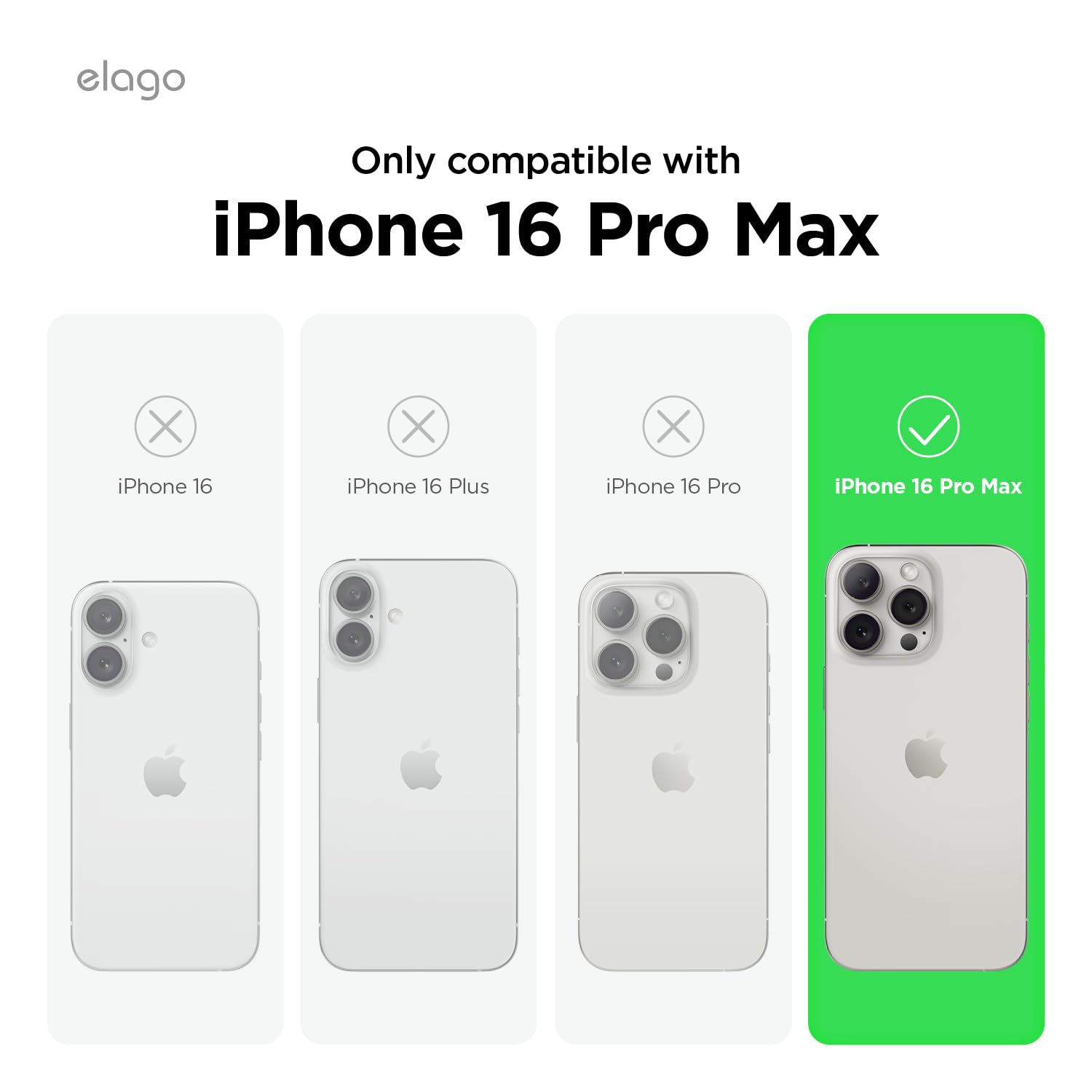 Foto 3 pulgar | Funda De Silicona Magnética Elago Para Iphone 16 Pro Max De 6.9 Pulgadas, Color Blanco - Venta Internacional.
