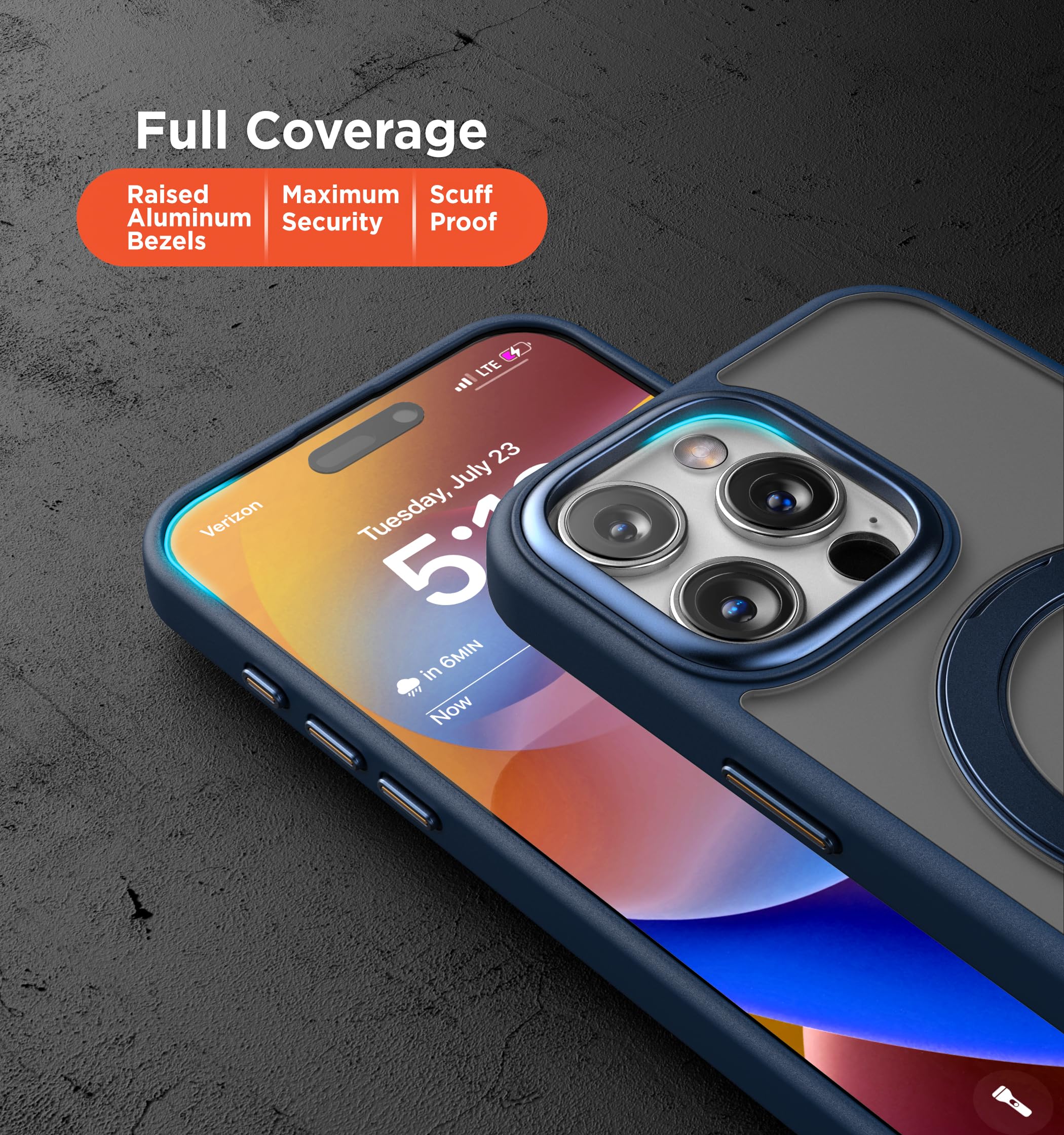 Foto 5 pulgar | Funda Con Cinturón Para Iphone 16 Pro Max Con Clip - Venta Internacional.