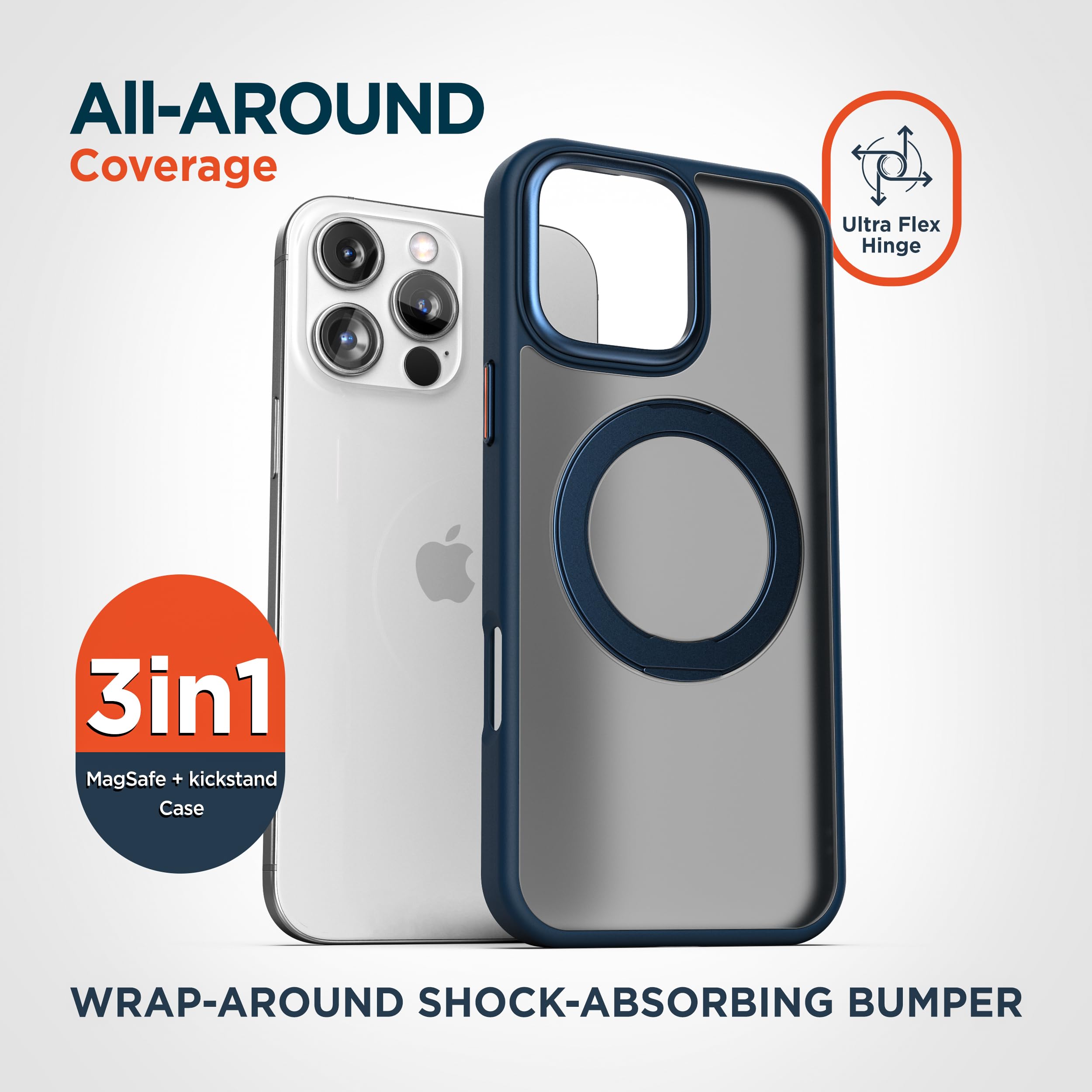 Foto 7 pulgar | Funda Con Cinturón Para Iphone 16 Pro Max Con Clip - Venta Internacional.
