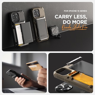Foto 5 | Funda De Teléfono Vrs Design Damda Glide Pro Con Tarjetero Para Iphone 15 Pro Max - Venta Internacional.