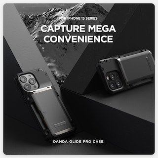 Foto 6 | Funda De Teléfono Vrs Design Damda Glide Pro Con Tarjetero Para Iphone 15 Pro Max - Venta Internacional.