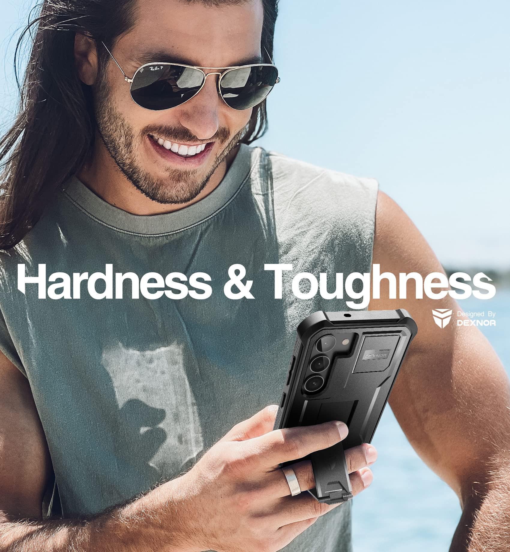 Foto 5 | Funda Para Teléfono Dexnor De Cuerpo Completo Con Protector De Pantalla Samsung S23+ - Venta Internacional.