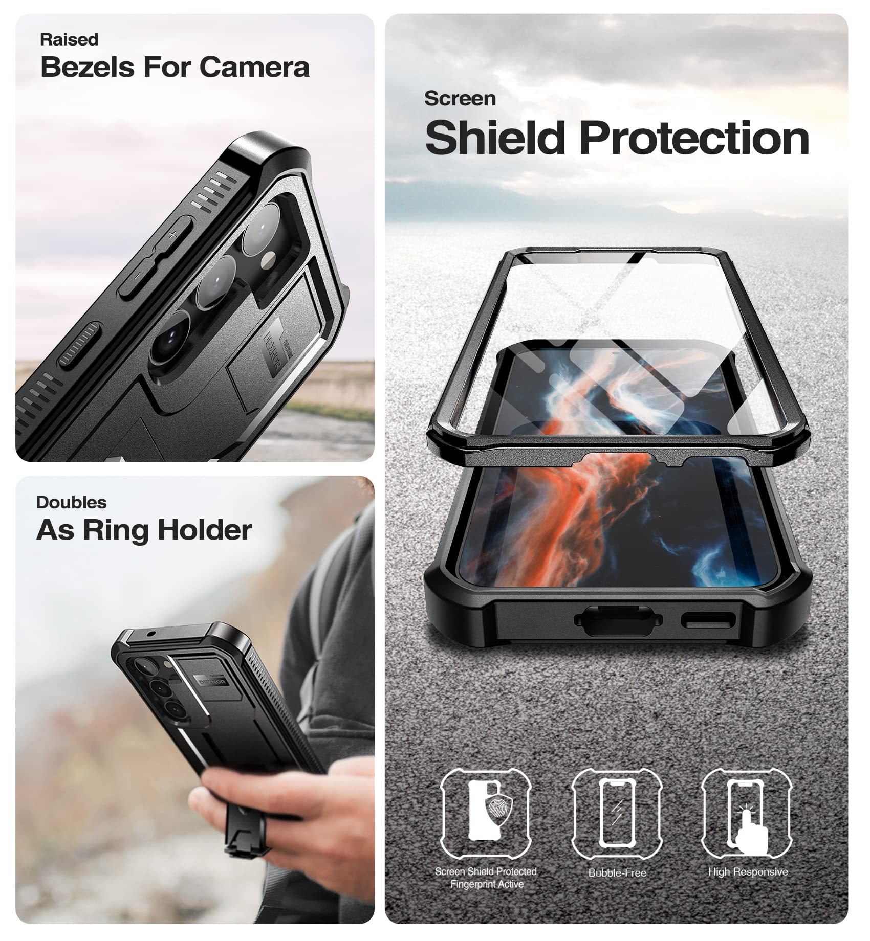 Foto 8 pulgar | Funda Para Teléfono Dexnor De Cuerpo Completo Con Protector De Pantalla Samsung S23+ - Venta Internacional.