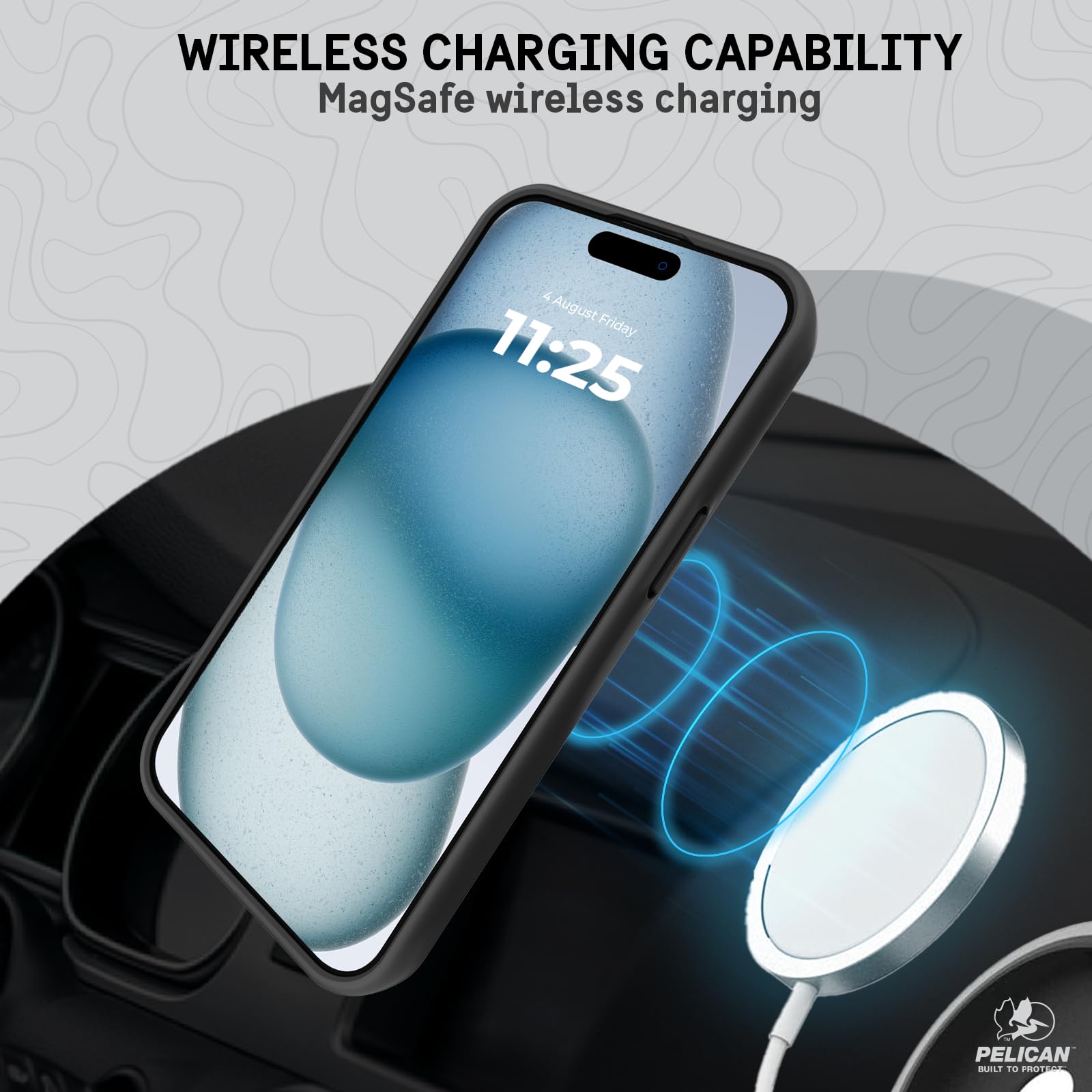 Foto 8 pulgar | Funda De Teléfono Pelican Protector Series Para Iphone 15 - Negra - Venta Internacional.