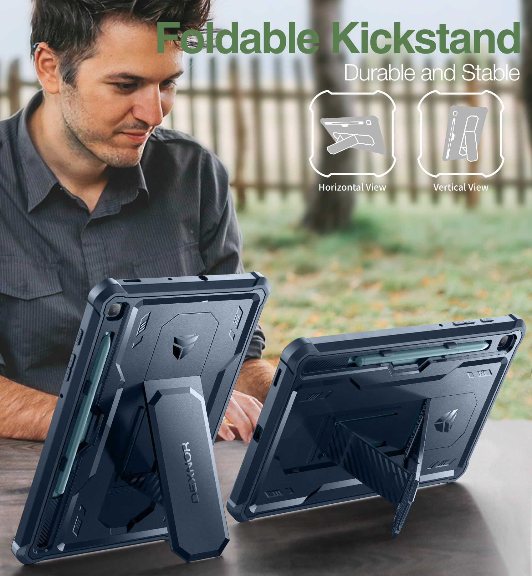 Foto 8 pulgar | Funda Dexnor Para Samsung Galaxy Tab S6 Lite 10.4 2024/2022/2020 - Venta Internacional.