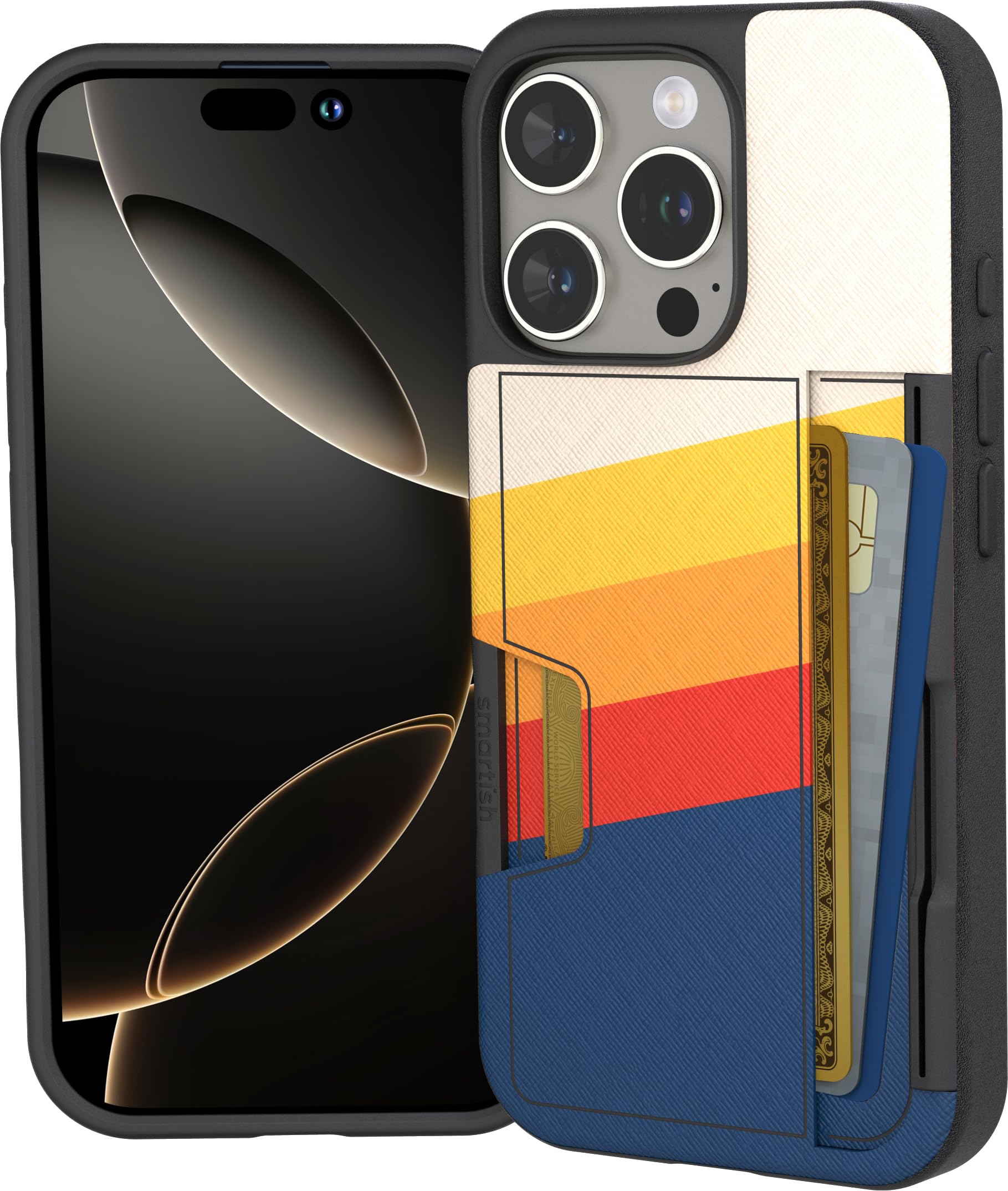 Foto 1 | Funda Tipo Cartera Smartish  Para Iphone 16 Pro Wallet Slayer Vol. 2 - Venta Internacional.