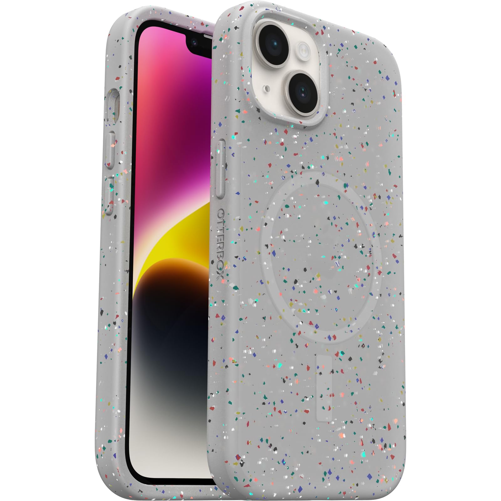 Foto 2 pulgar | Funda Otterbox Para Iphone 14 Sustainable Series, Color Gris Ducha - Venta Internacional.