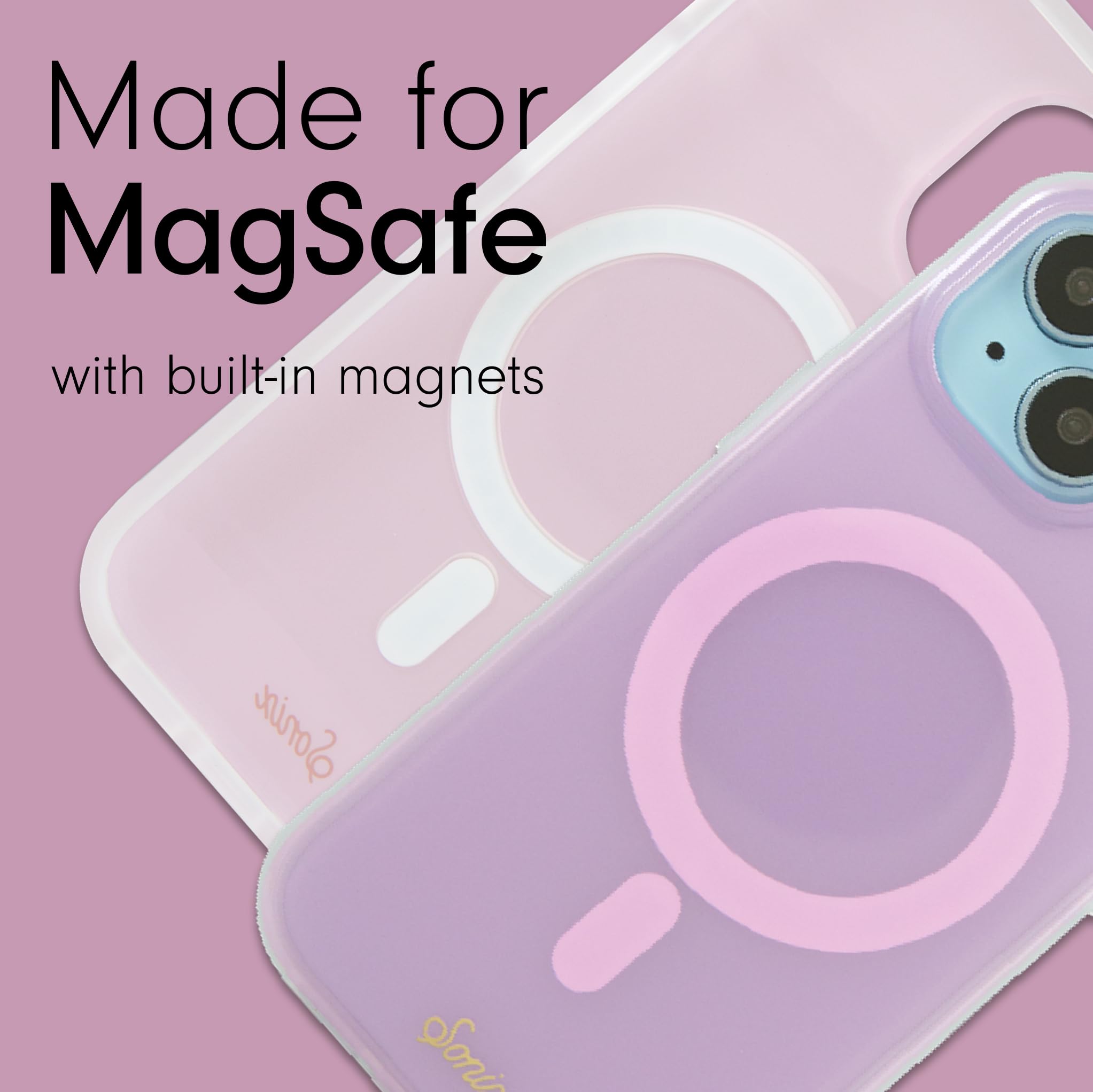 Foto 4 pulgar | Funda De Teléfono Sonix Jelly Pink Para Iphone 15/14/13 Con Magsafe - Venta Internacional.