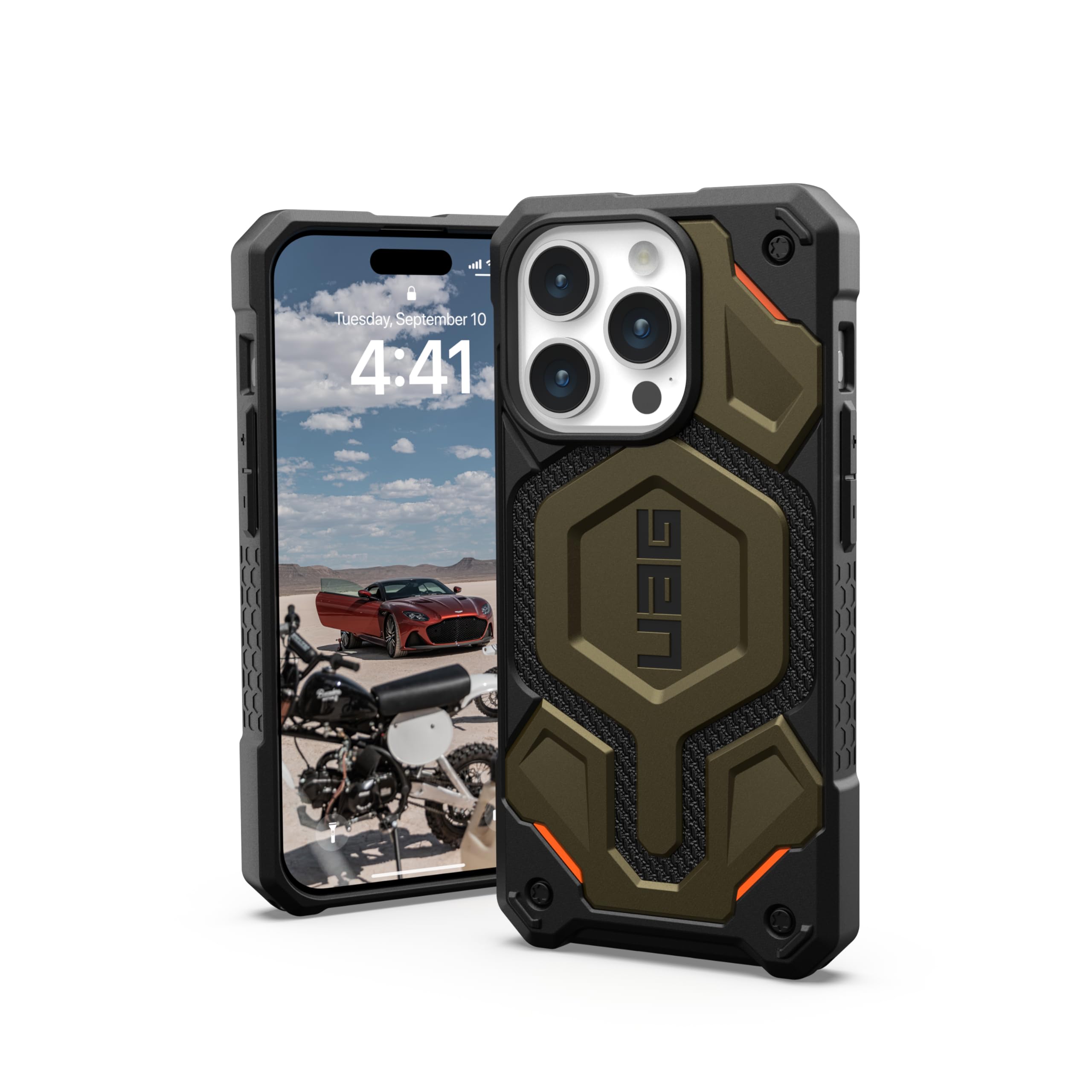 Foto 2 pulgar | Funda Urban Armor Gear Monarch Pro Kevlar Para Iphone 15 Pro 6.1 - Venta Internacional.