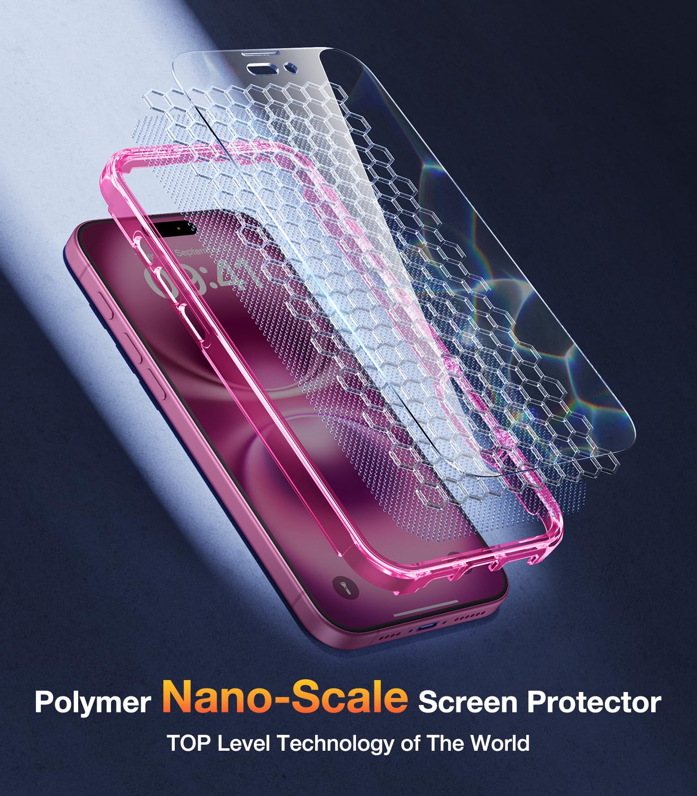 Foto 7 pulgar | Funda De Teléfono Diaclara Diseñada Para Iphone 16 6.1 (rosa Transparente) - Venta Internacional.