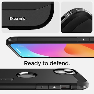 Foto 3 | Funda Spigen Tough Armor Magfit Para Iphone 15 Plus, Color Negro - Venta Internacional.