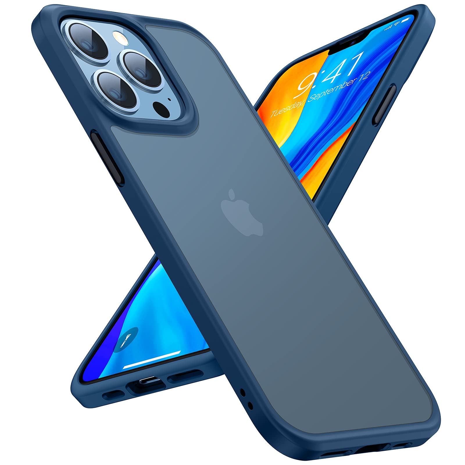 Funda De Teléfono Torras A Prueba De Golpes Para Iphone 13 Pro Blue - Venta Internacional.