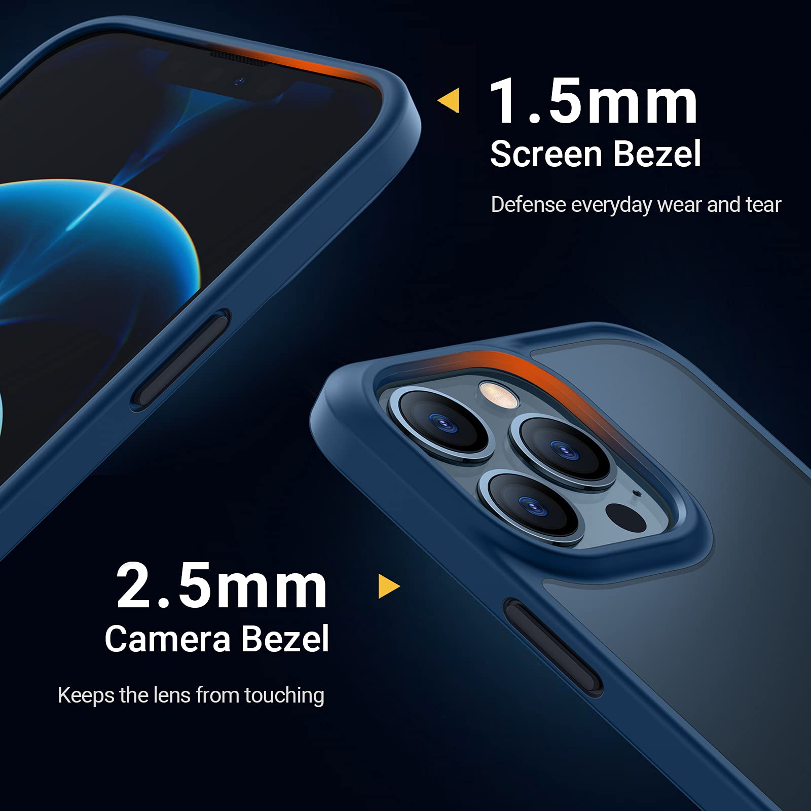Foto 5 | Funda De Teléfono Torras A Prueba De Golpes Para Iphone 13 Pro Blue - Venta Internacional.