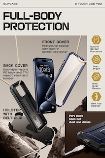 Foto 5 | Funda De Teléfono Supcase Unicorn Beetle Pro Para Iphone 15 Pro - Venta Internacional.