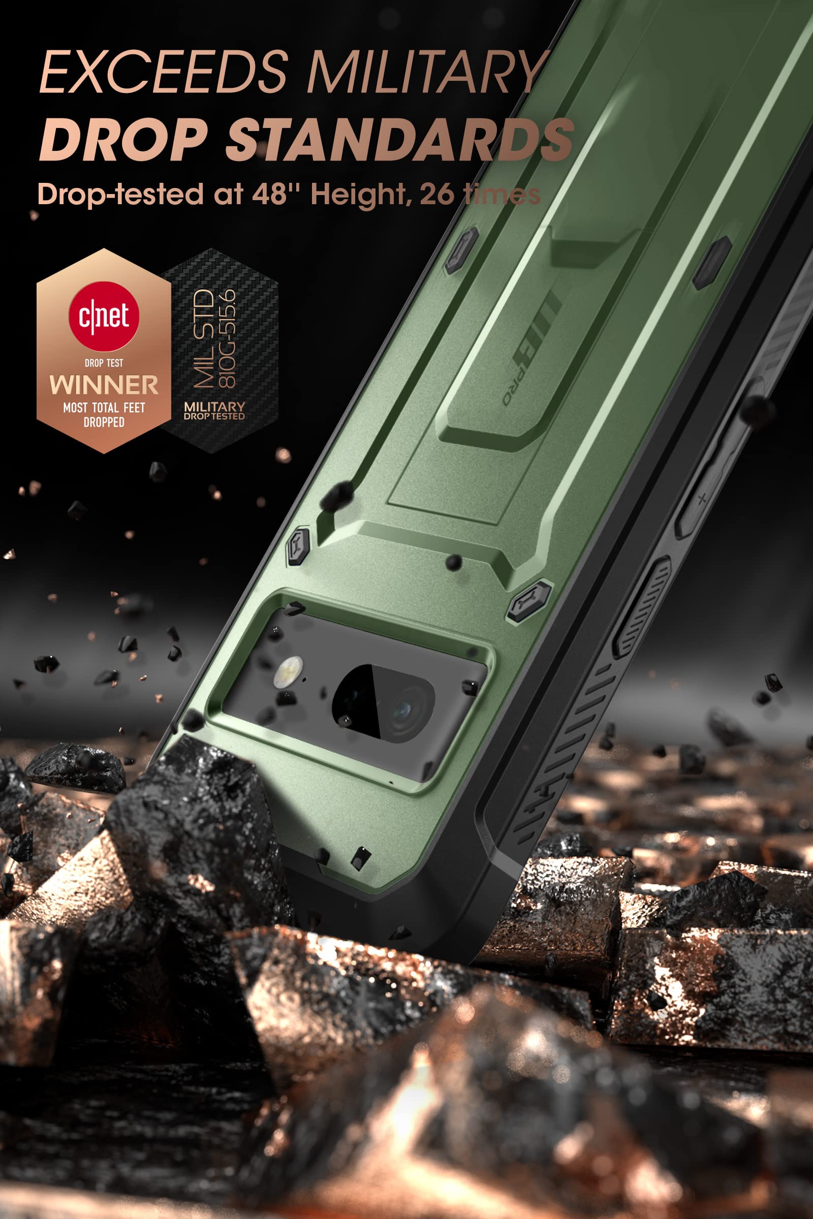 Foto 4 pulgar | Funda Para Teléfono Supcase Unicorn Beetle Pro Google Pixel 7 2022 - Venta Internacional.