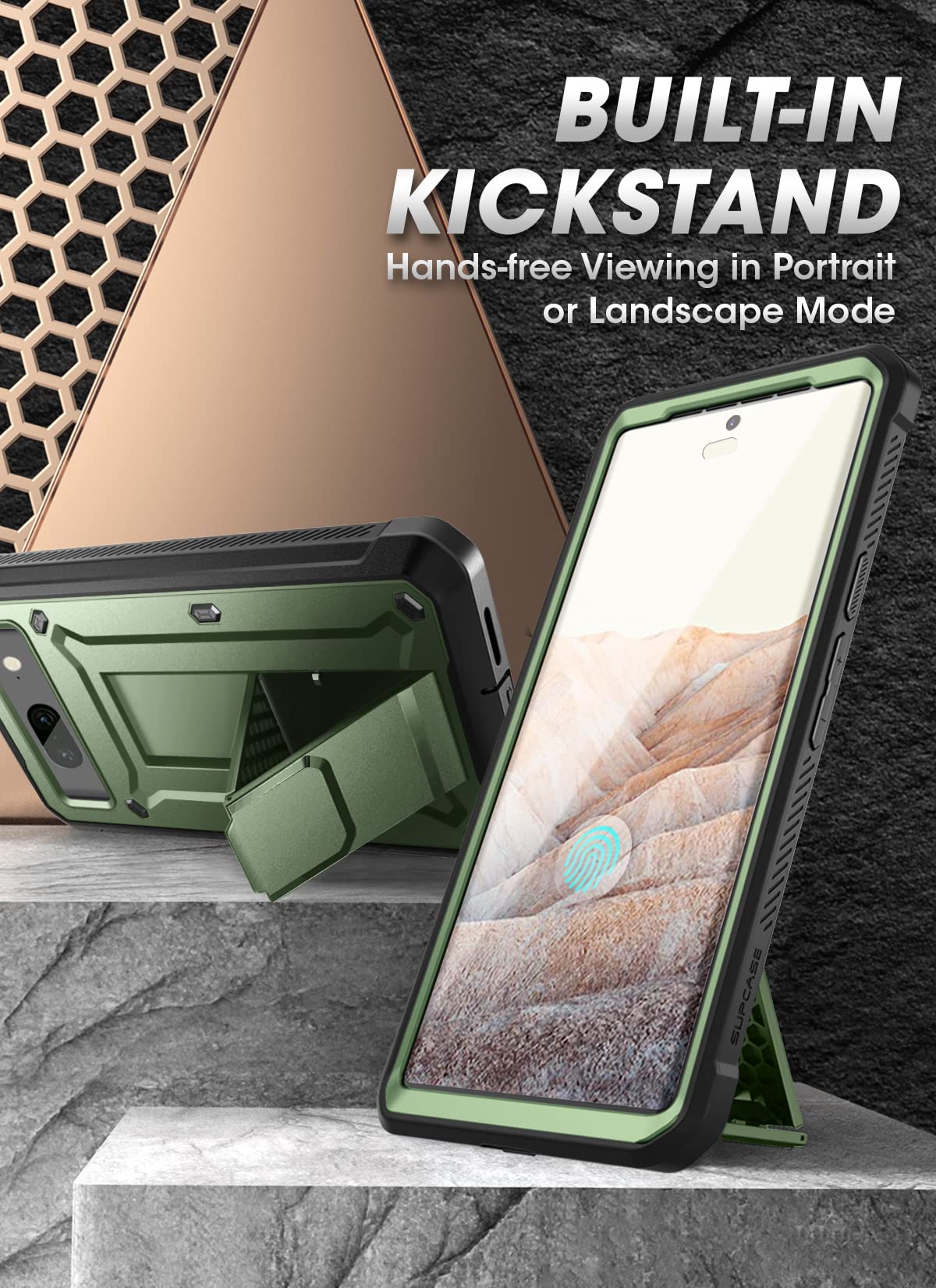Foto 5 pulgar | Funda Para Teléfono Supcase Unicorn Beetle Pro Google Pixel 7 2022 - Venta Internacional.