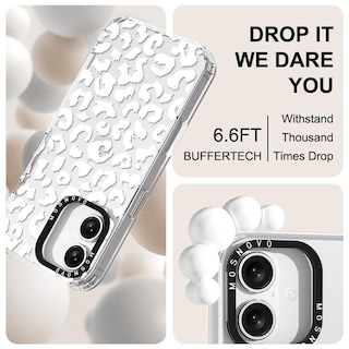 Foto 5 | Funda Para Teléfono Mosnovo Buffertech Drop Protect Para Iphone 16, Color Blanco - Venta Internacional.