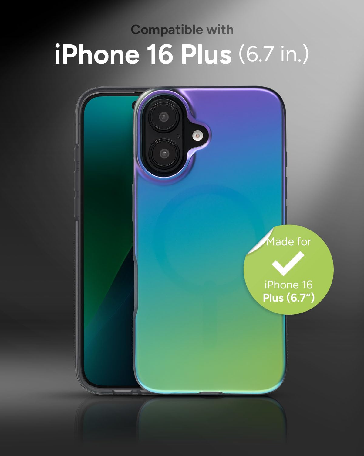 Foto 3 pulgar | Funda De Teléfono Zagg Milan Snap Para Iphone 16 Plus Que Cambia De Color - Venta Internacional.