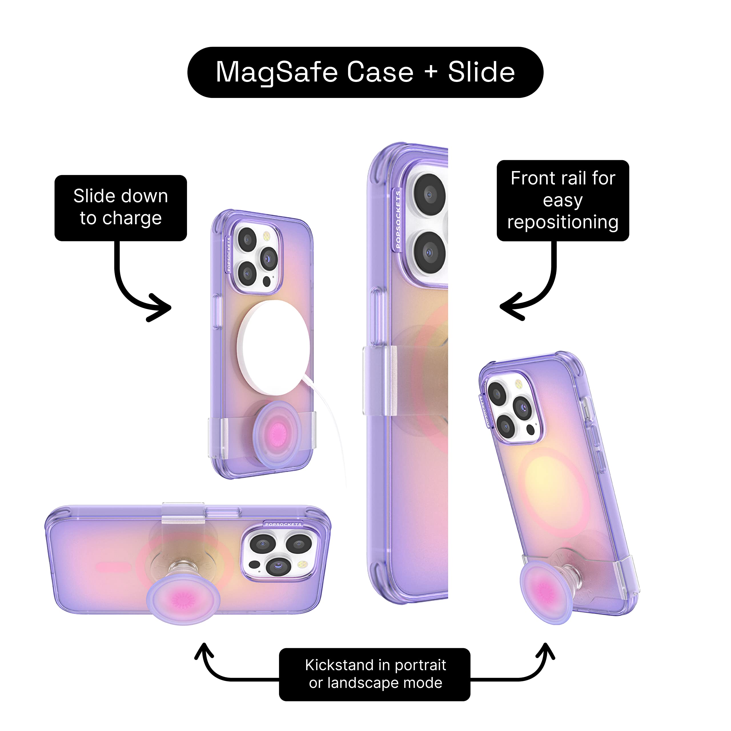 Foto 4 pulgar | Funda Para Teléfono Popsockets Iphone 14 Pro Con Agarre Para Teléfono Y Magsafe - Venta Internacional.