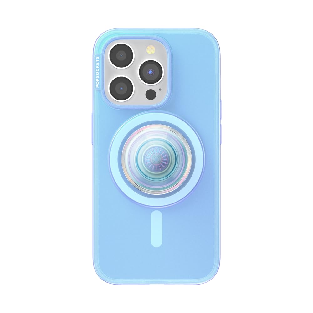 Foto 2 pulgar | Funda Popsockets Para Iphone 15 Pro Con Empuñadura Redonda, Color Azul - Venta Internacional.