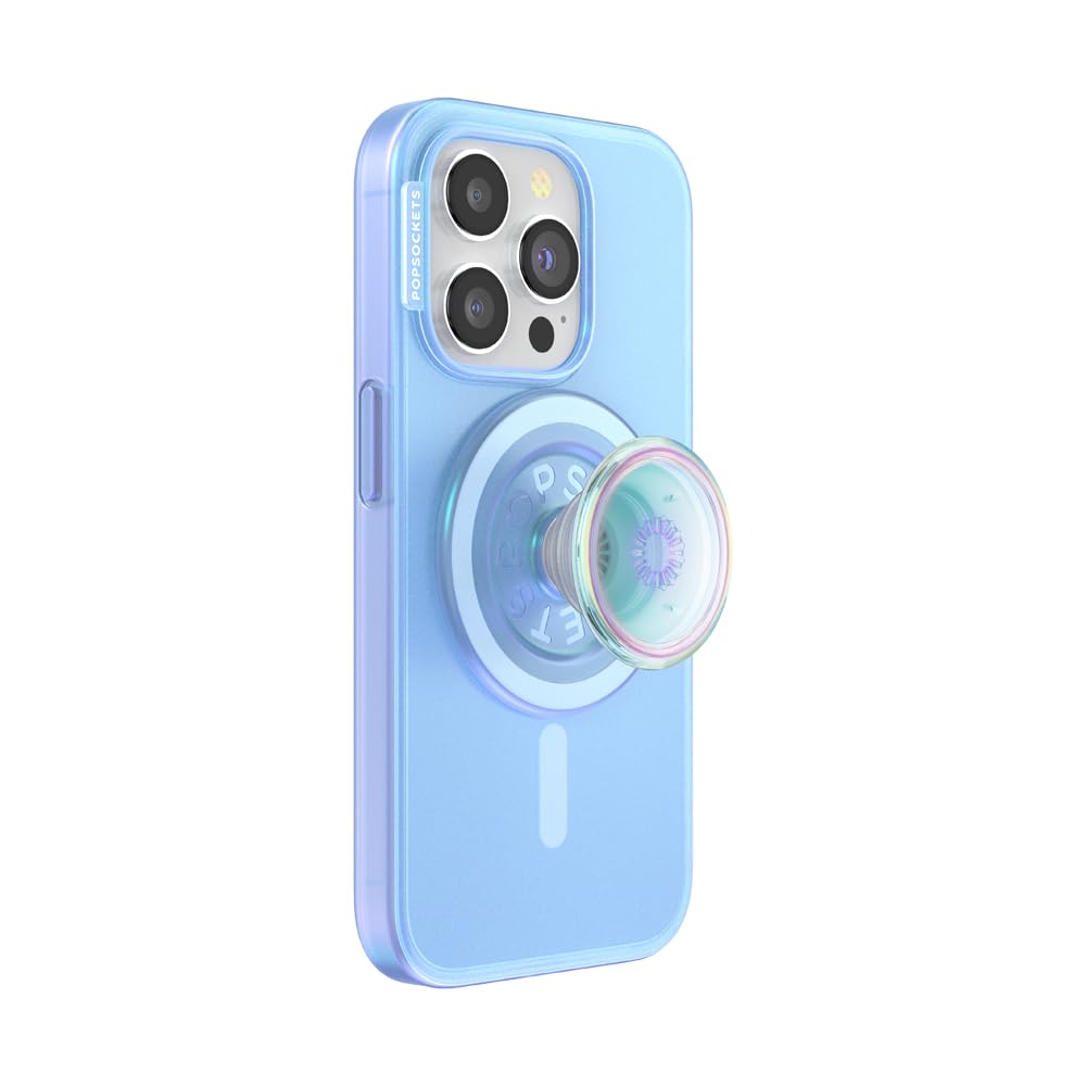 Foto 3 pulgar | Funda Popsockets Para Iphone 15 Pro Con Empuñadura Redonda, Color Azul - Venta Internacional.