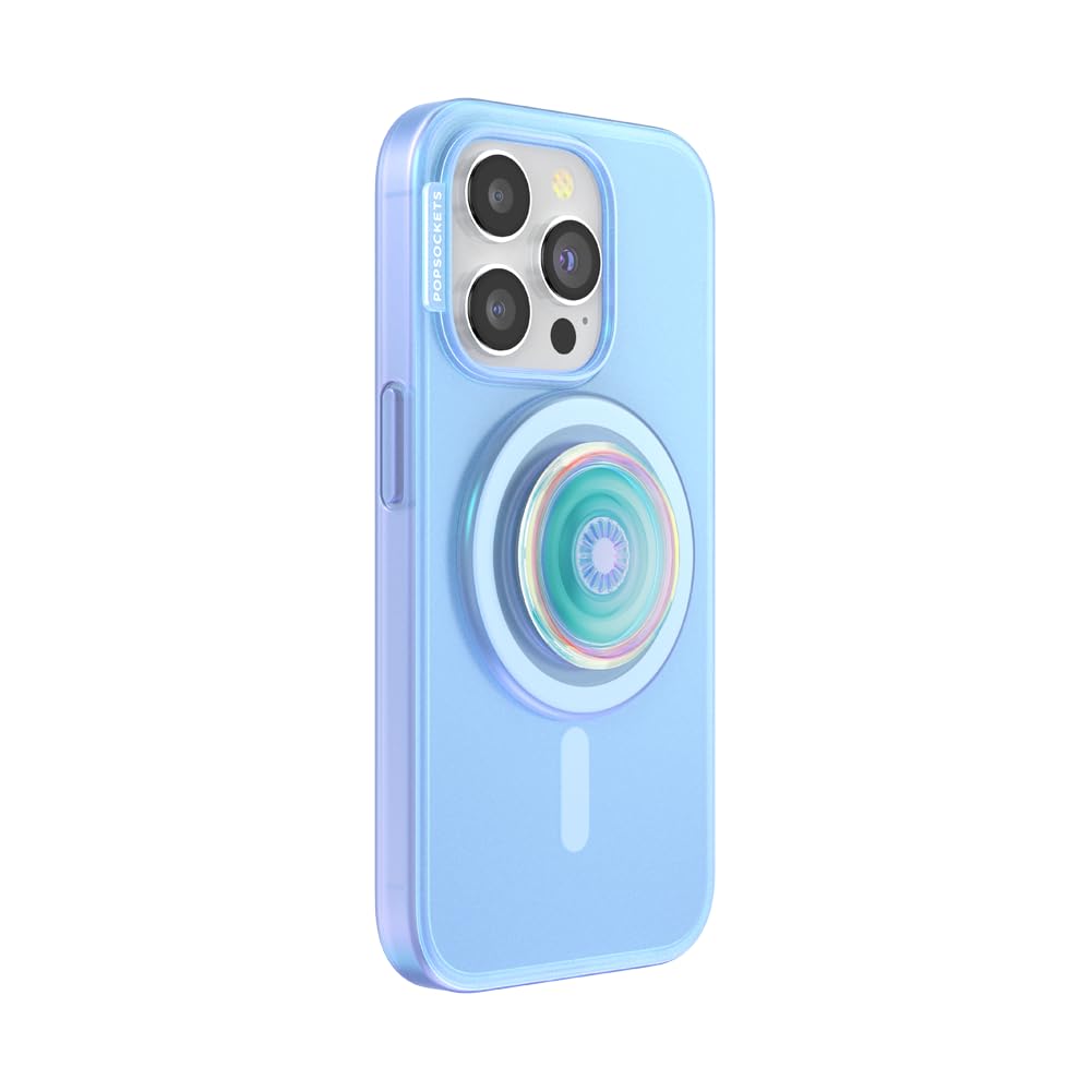 Foto 4 pulgar | Funda Popsockets Para Iphone 15 Pro Con Empuñadura Redonda, Color Azul - Venta Internacional.
