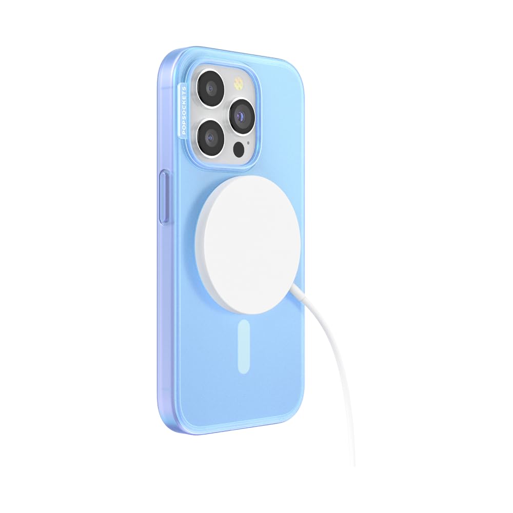 Foto 6 pulgar | Funda Popsockets Para Iphone 15 Pro Con Empuñadura Redonda, Color Azul - Venta Internacional.