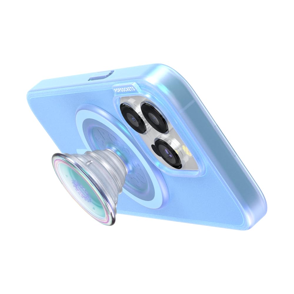 Foto 7 pulgar | Funda Popsockets Para Iphone 15 Pro Con Empuñadura Redonda, Color Azul - Venta Internacional.