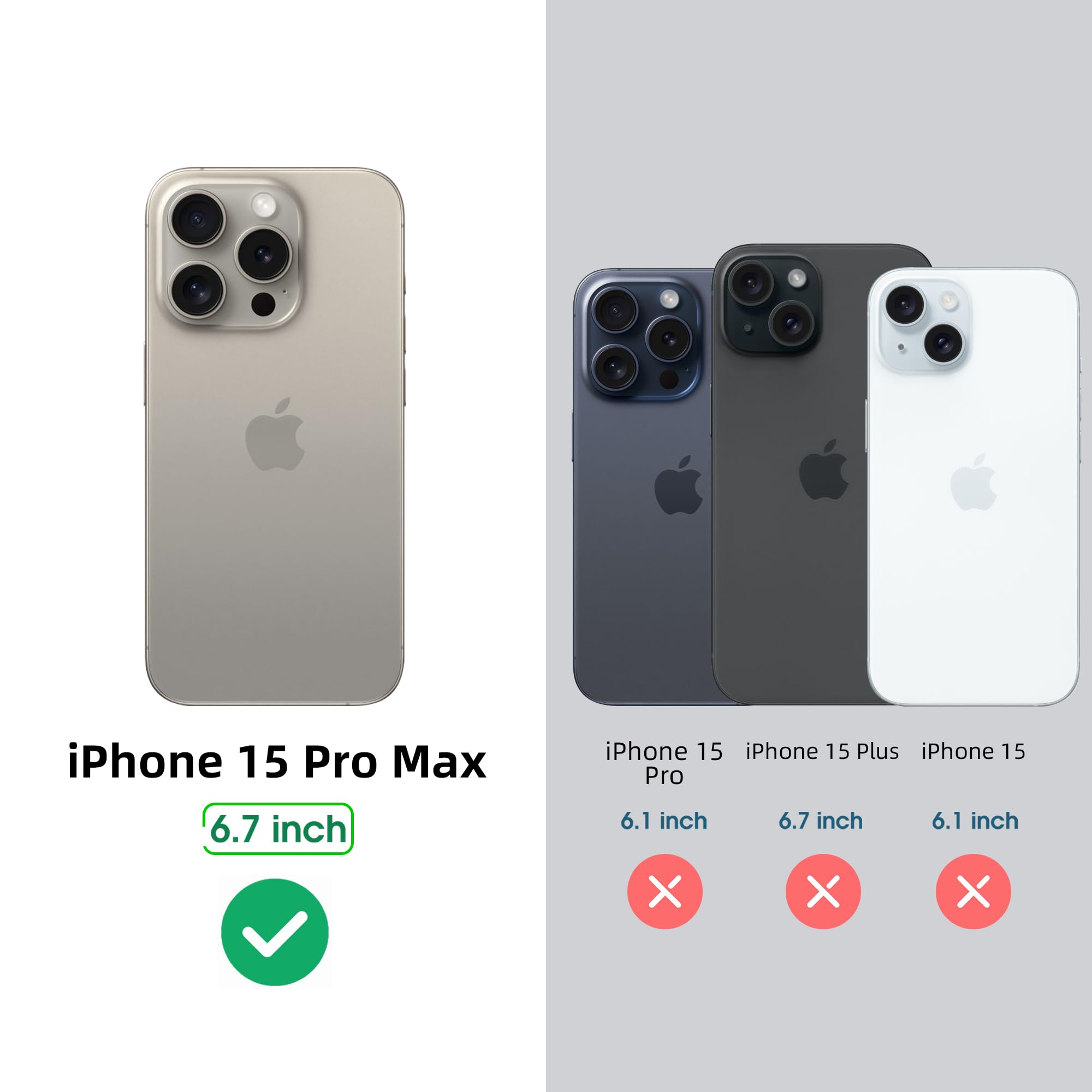 Foto 3 pulgar | Funda De Teléfono Arae Para Iphone 15 Pro Max, Aleación De Aluminio Gris - Venta Internacional.