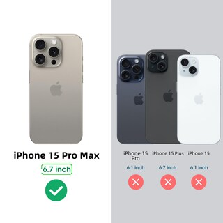 Foto 2 | Funda De Teléfono Arae Para Iphone 15 Pro Max, Aleación De Aluminio Gris - Venta Internacional.