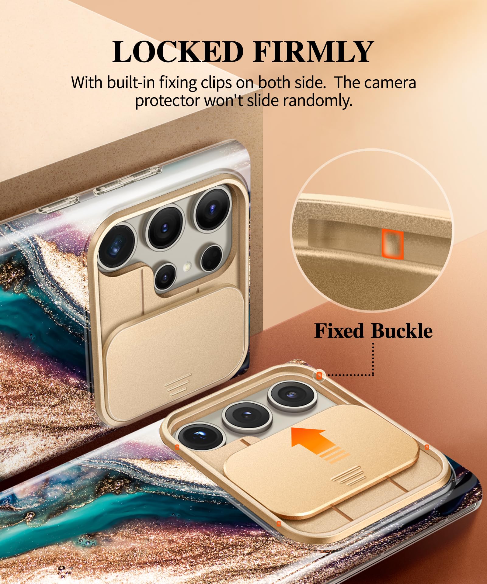 Foto 5 pulgar | Funda De Teléfono Gviewin Diseñada Para Samsung Galaxy S24 Ultra - Venta Internacional.